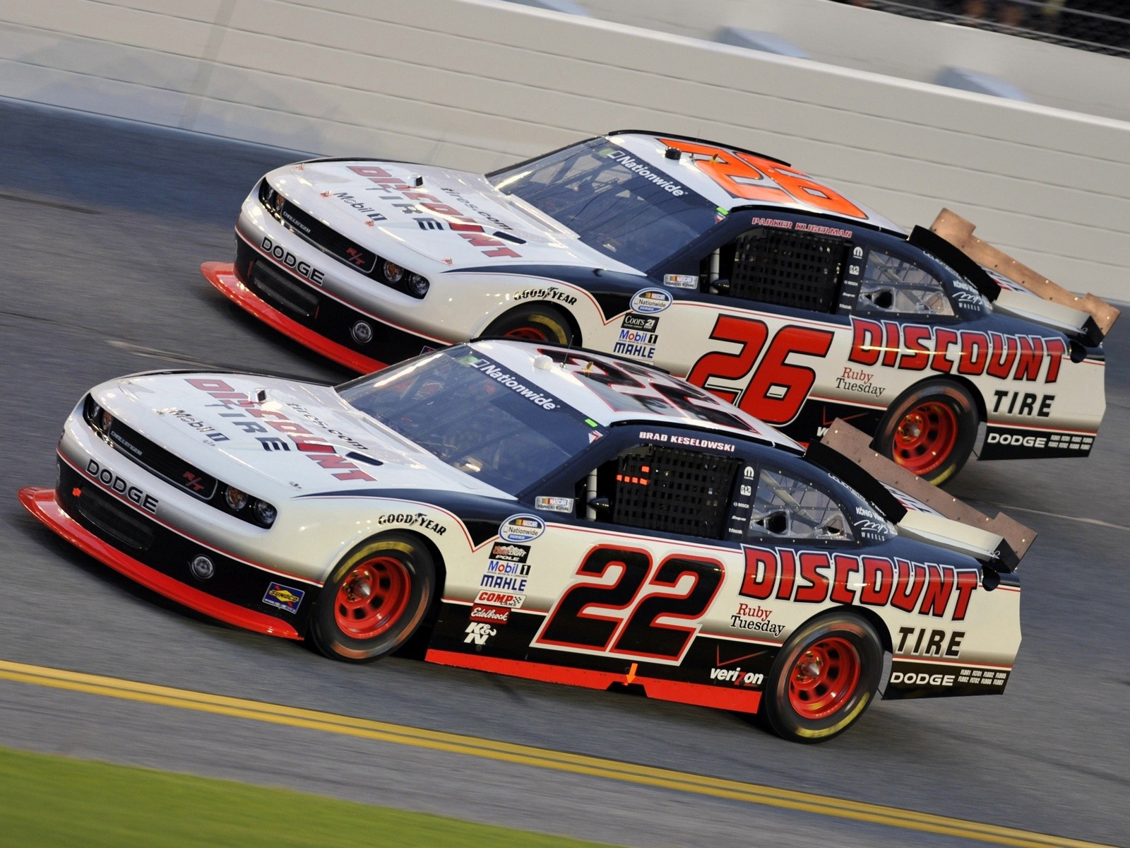 Cars 2010 dodge challenger r t nascar nationwide race Art Print Poster 11x17