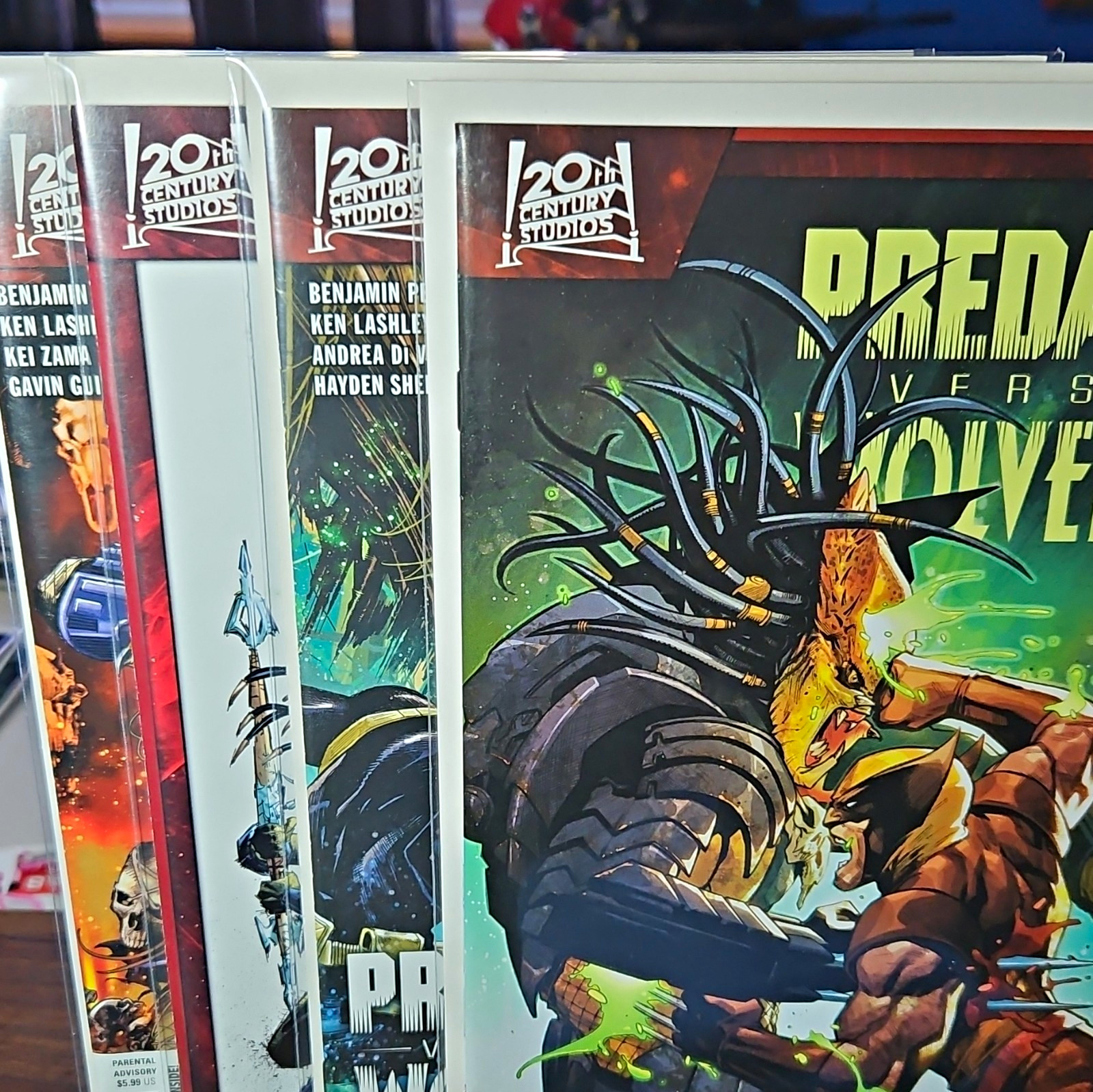 Marvel Predator Versus Wolverine 4 Book Bundle Deal