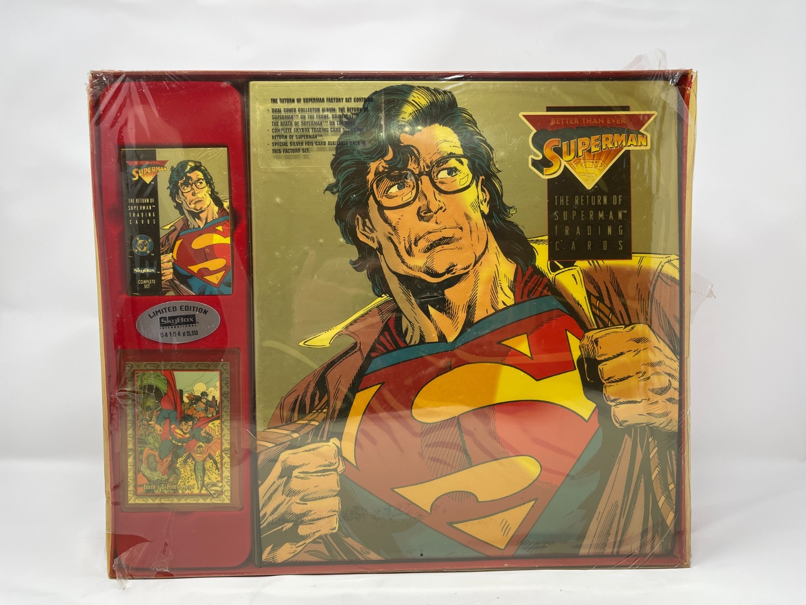 1993 SkyBox The Return of Superman Factory Sealed Limited Edition Set #04104