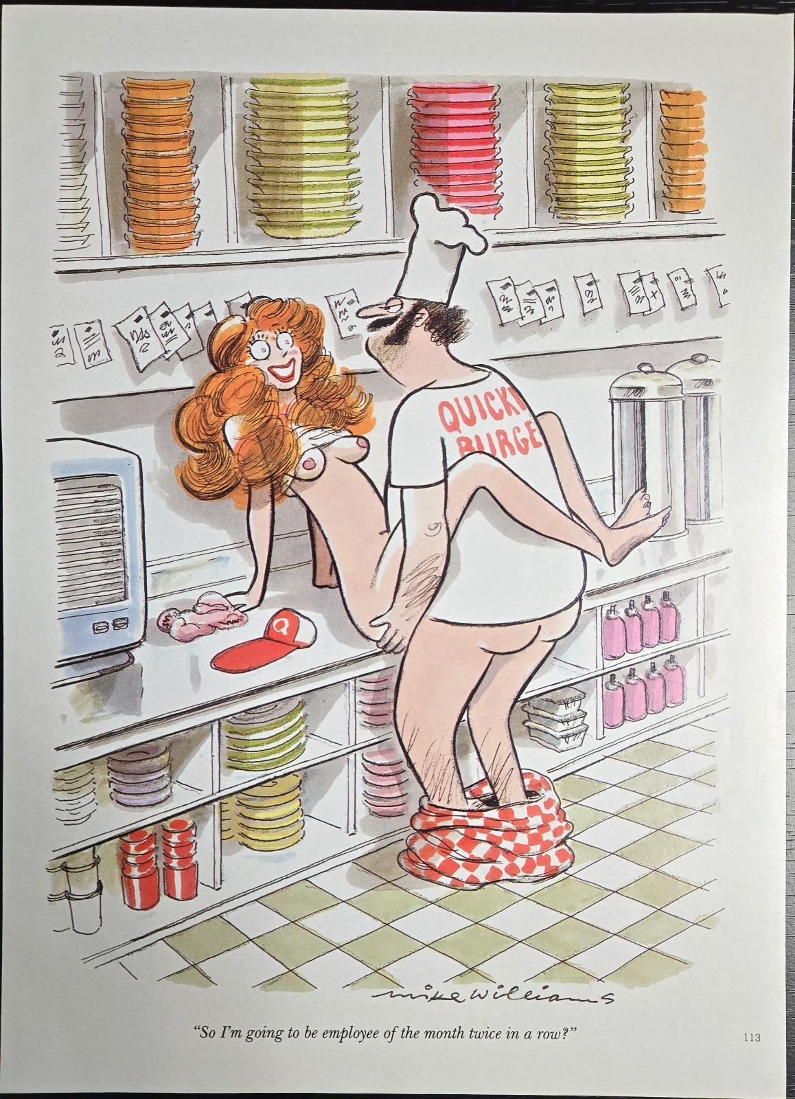 Playboy Cartoon Illustration  
