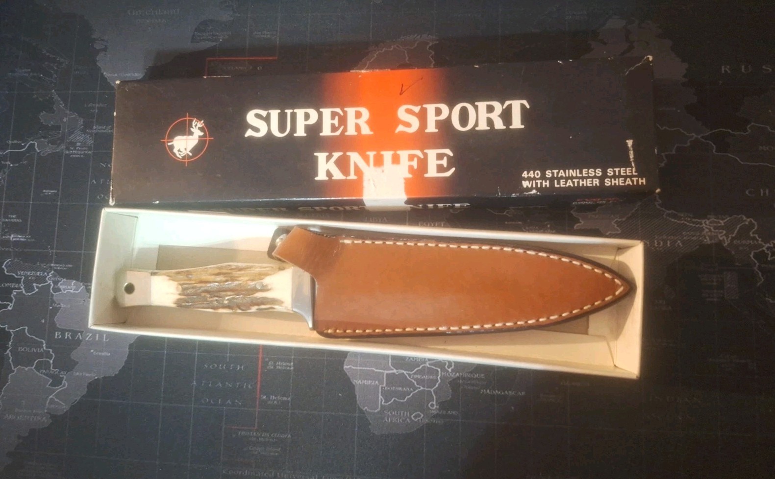 VALOR SUPER SPORT BOOT KNIFE 437 VINTAGE 80\'s IN BOX NEW OLD STOCK MINT COND 