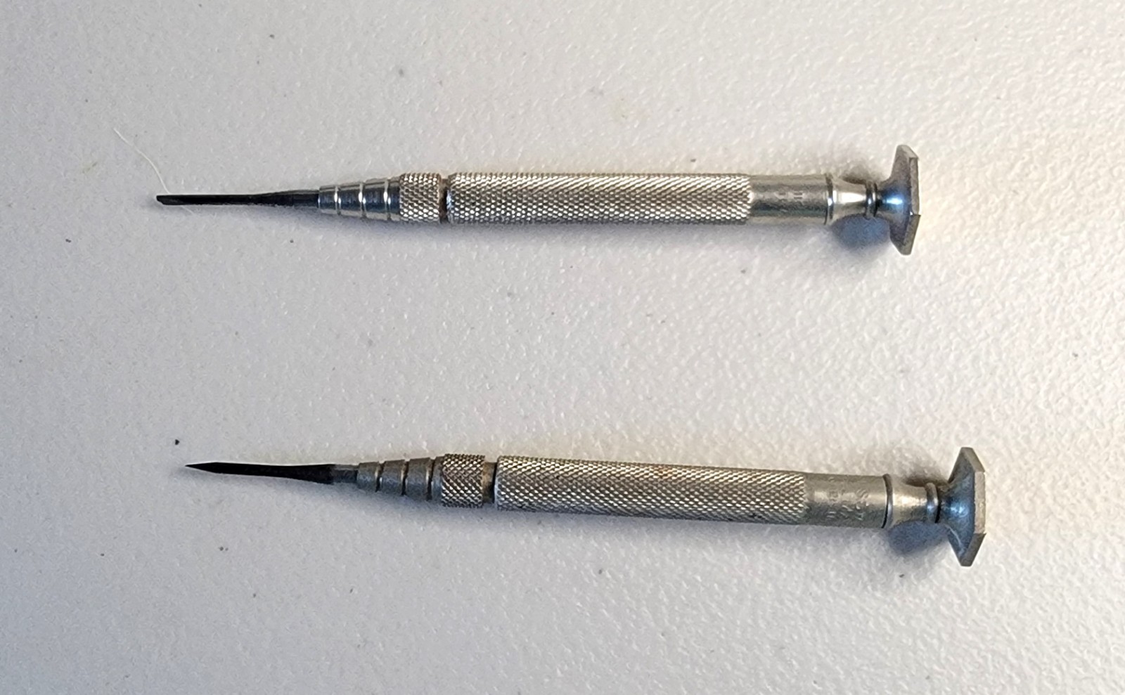 Vintage L S Starrett Jewelers Screw Driver Set of 2