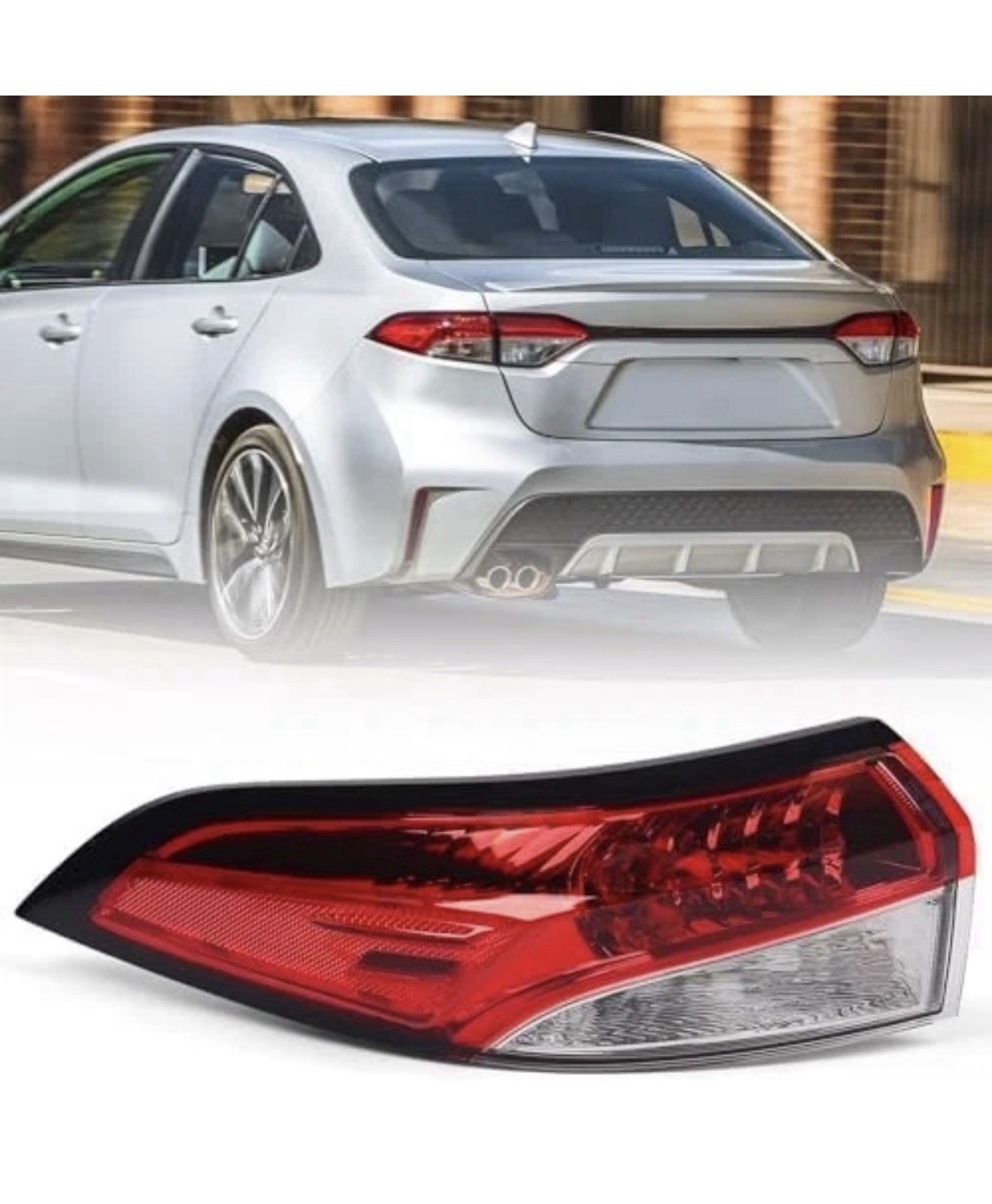 Outer Tail Light Assembly for Toyota Corolla 2020-2025 Tail Lamp Replacement.NEW
