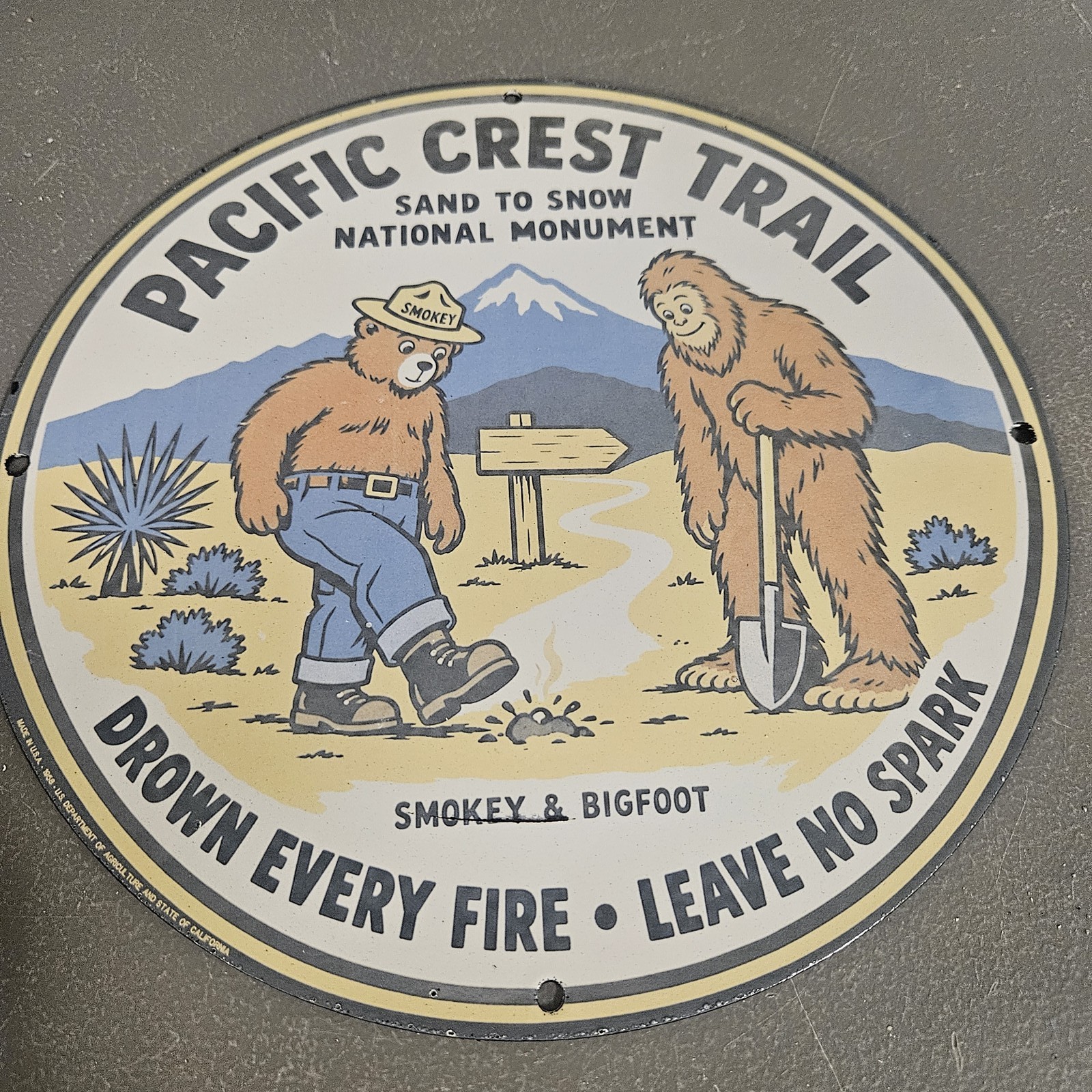 VINTAGE 1958 PACIFIC CREST TRAIL 12\