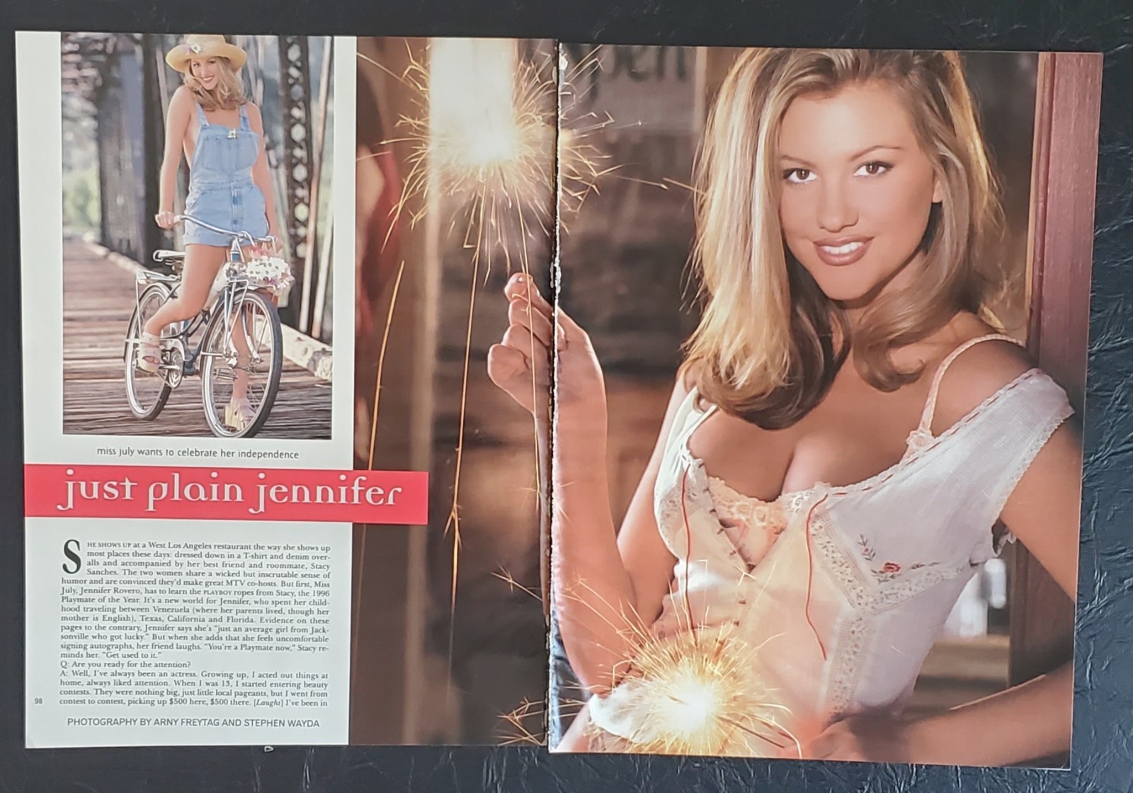 Playboy PICTORIAL ONLY - Playmate JENNIFER ROVERO   July, 1999    7 pages