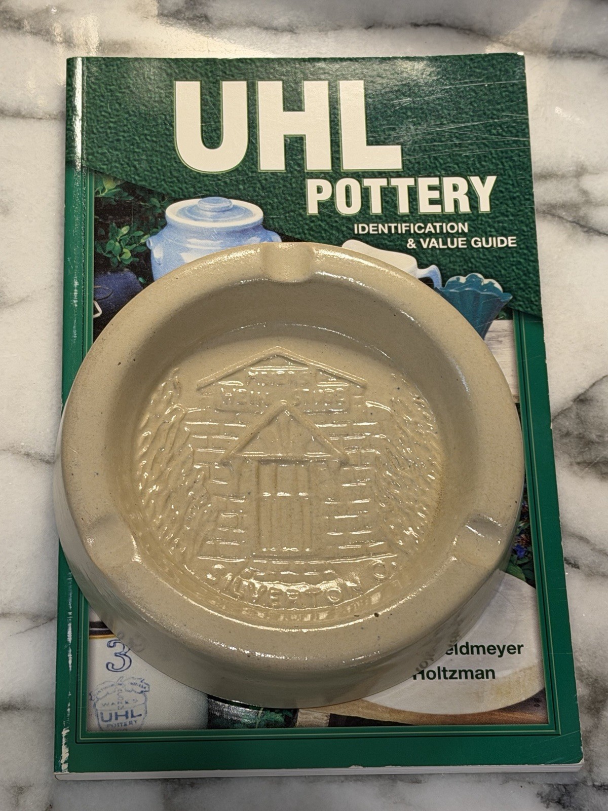 UHL POTTERY MEIERS WEIN STUBE SILVERTON OHIO WHITE BOOK PC 4.75
