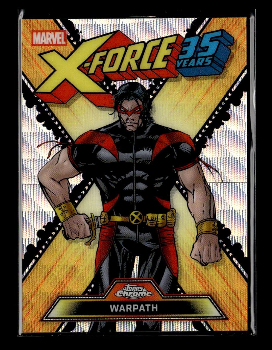 2026 Topps Chrome Marvel Warpath #XF-10 X-Force 35th Anniversary