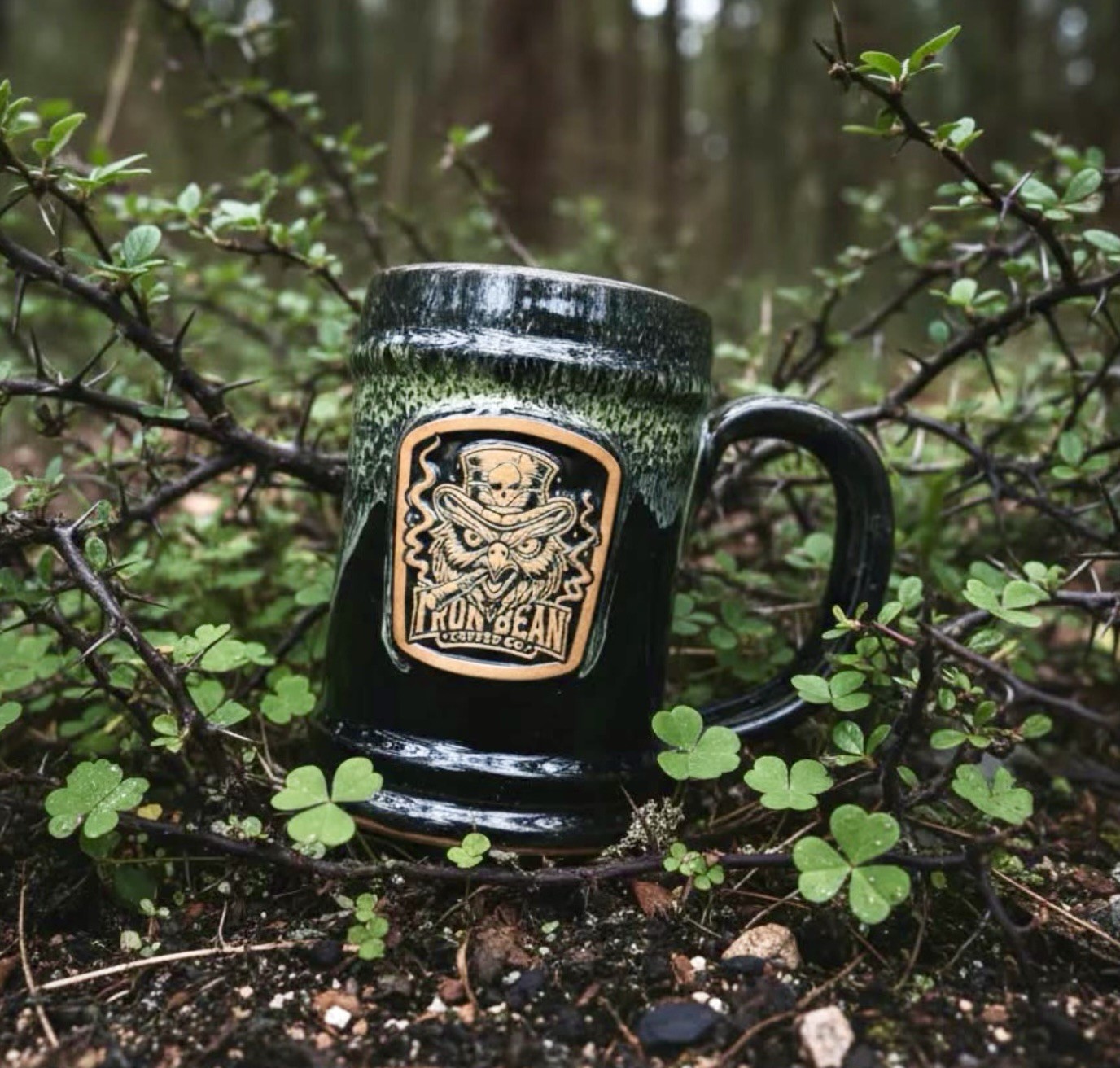 Iron bean Coffee Co. 2026 Blackthorn Crooked Owl Tankard & Decal *BRAND NEW*