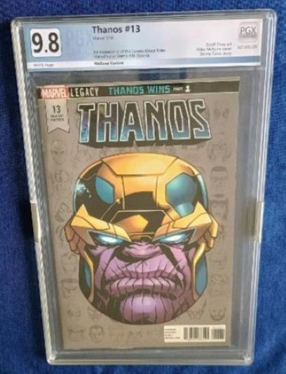 Thanos #13 PGX 9.8 (Marvel 2018) McKone Variant Cover 1st Cosmic Ghost Rider