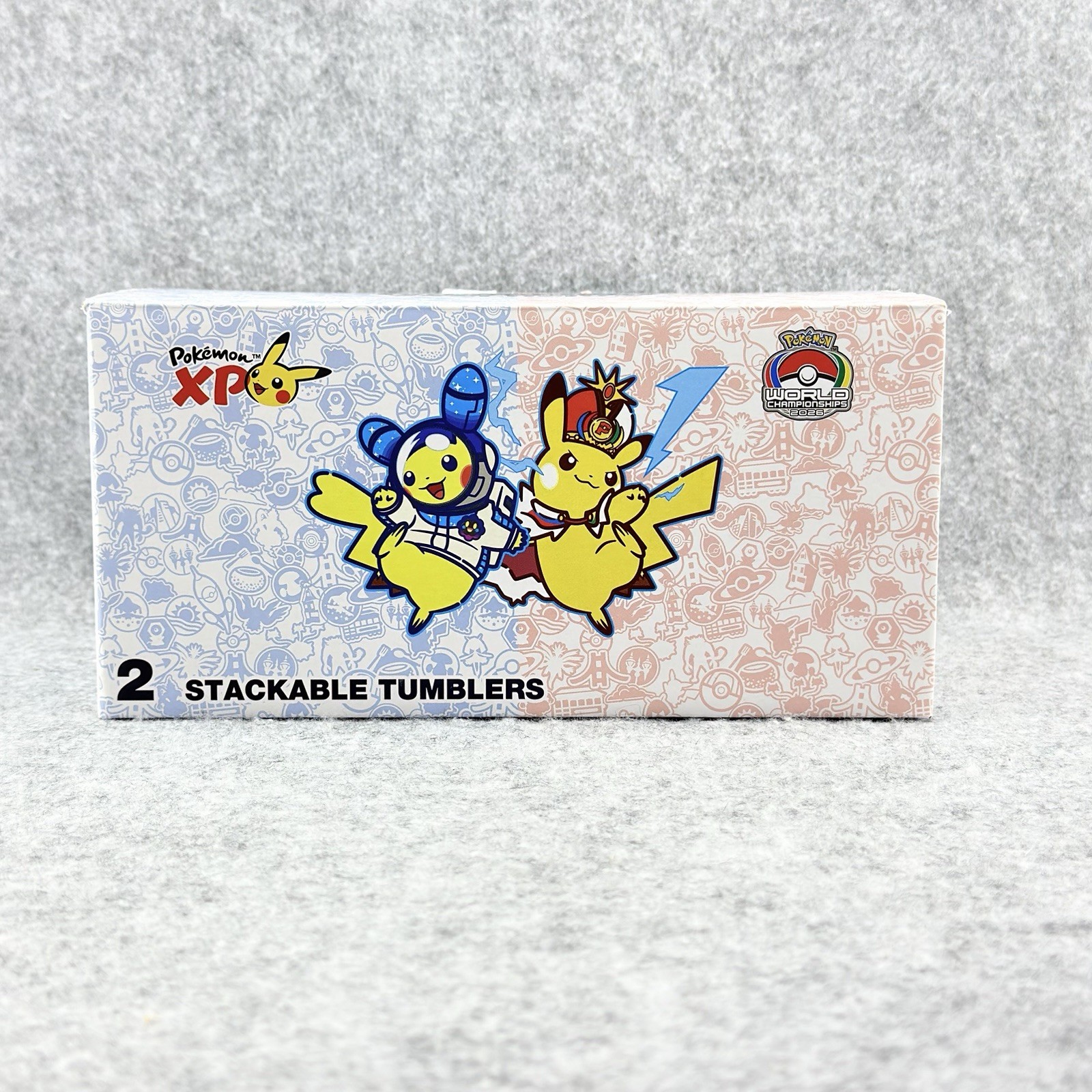 Pokemon World Championships 2026 San Francisco Pikachu Stackable Tumblers