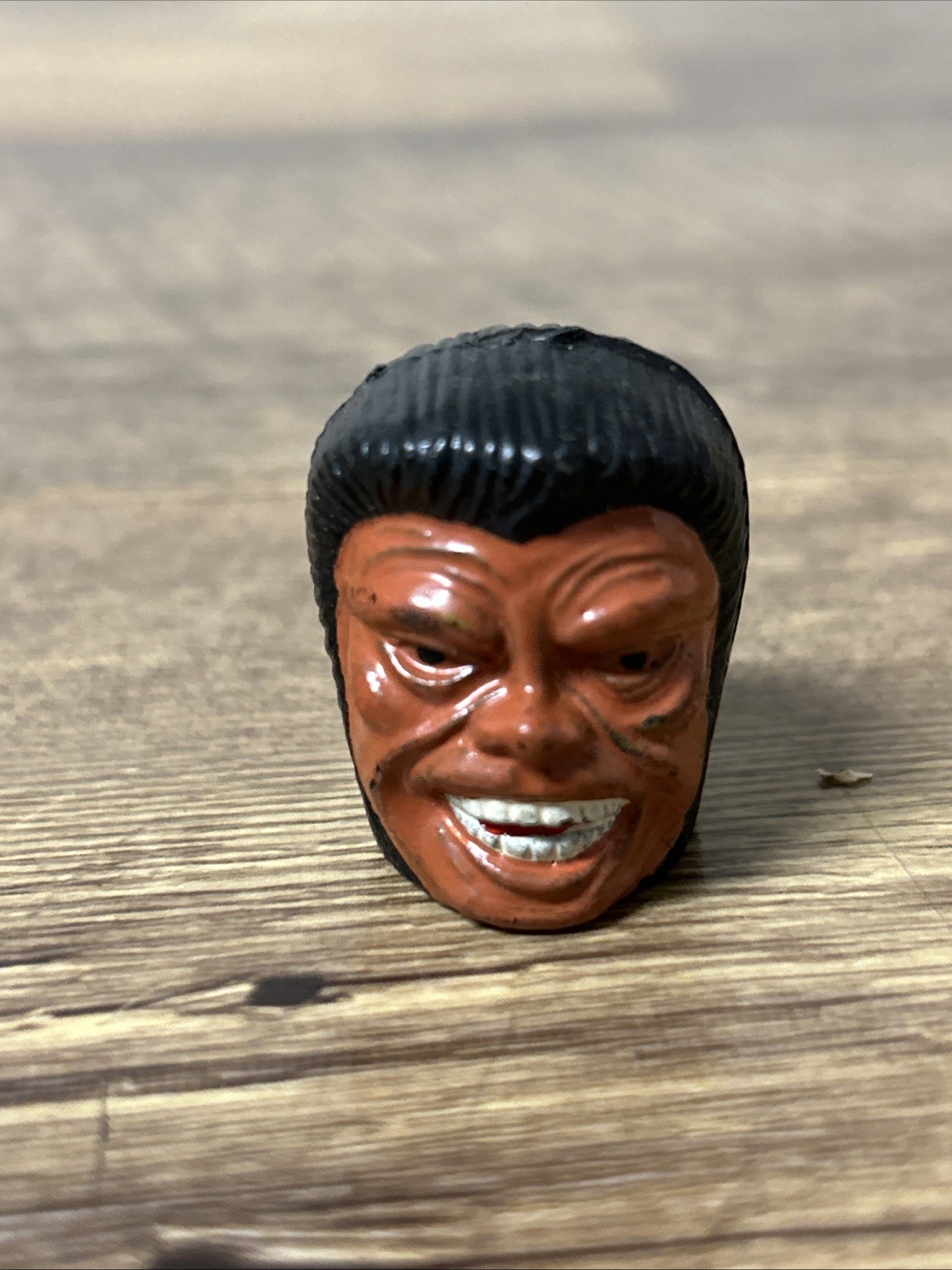 Vtg Gumball Charm Cracker Jack 60's HK Horrible Monsters Head Vending prize toy