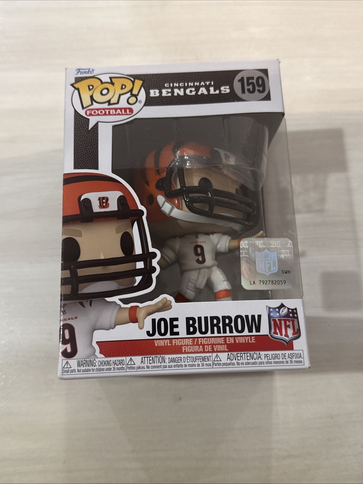 Football - Joe Burrow #159 Cincinnati Bengals Funko Pop
