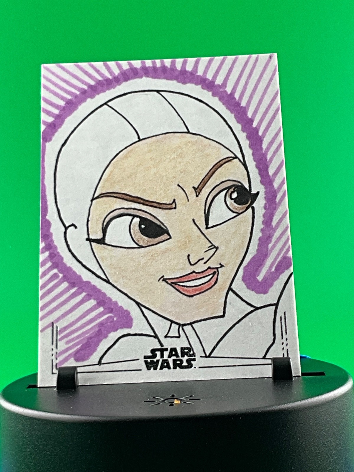 Topps Star Wars Galaxy PADME Sketch Card by Khushi Mahajan