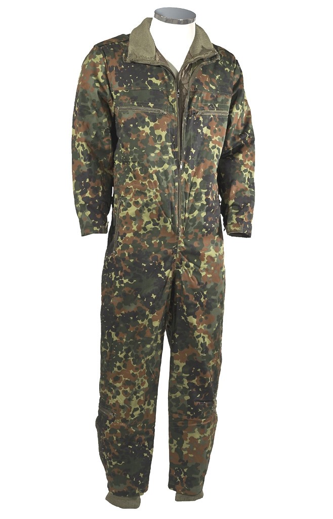 Panzerkombi BW Bundeswehr 5 colors flecktarn camouflage combi overall with lining