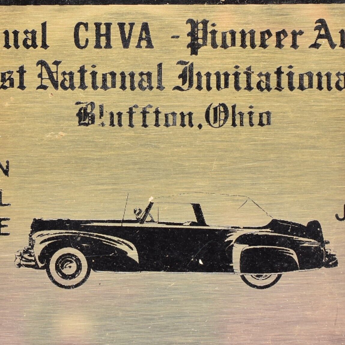 1974 CHVA Pioneer Auto Club 1946 Lincoln Continental Coupe Bluffton Shannon Ohio