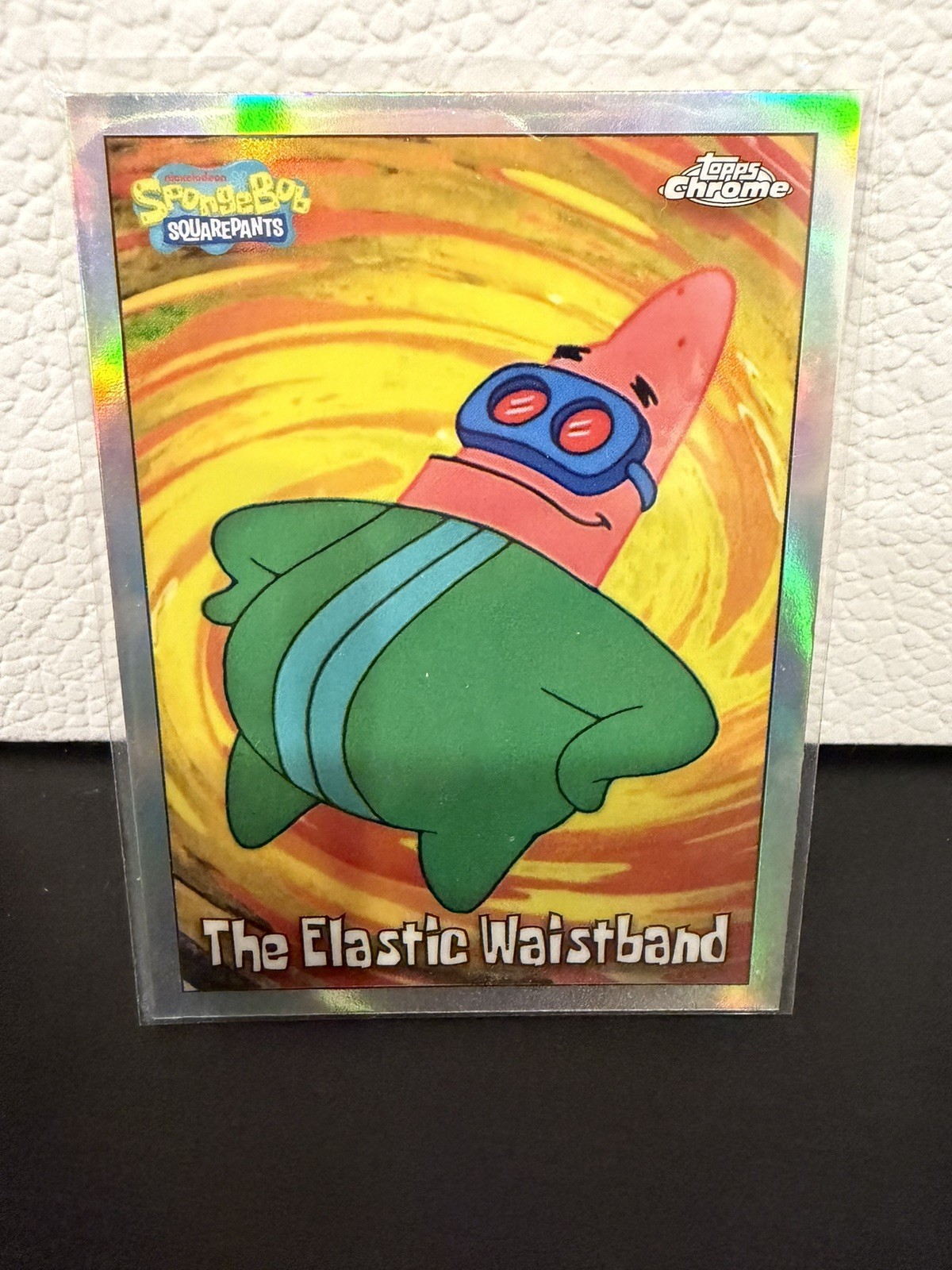 2025 Topps Chrome Spongebob #137 The Elastic Waistband Refractor PATRICK STAR