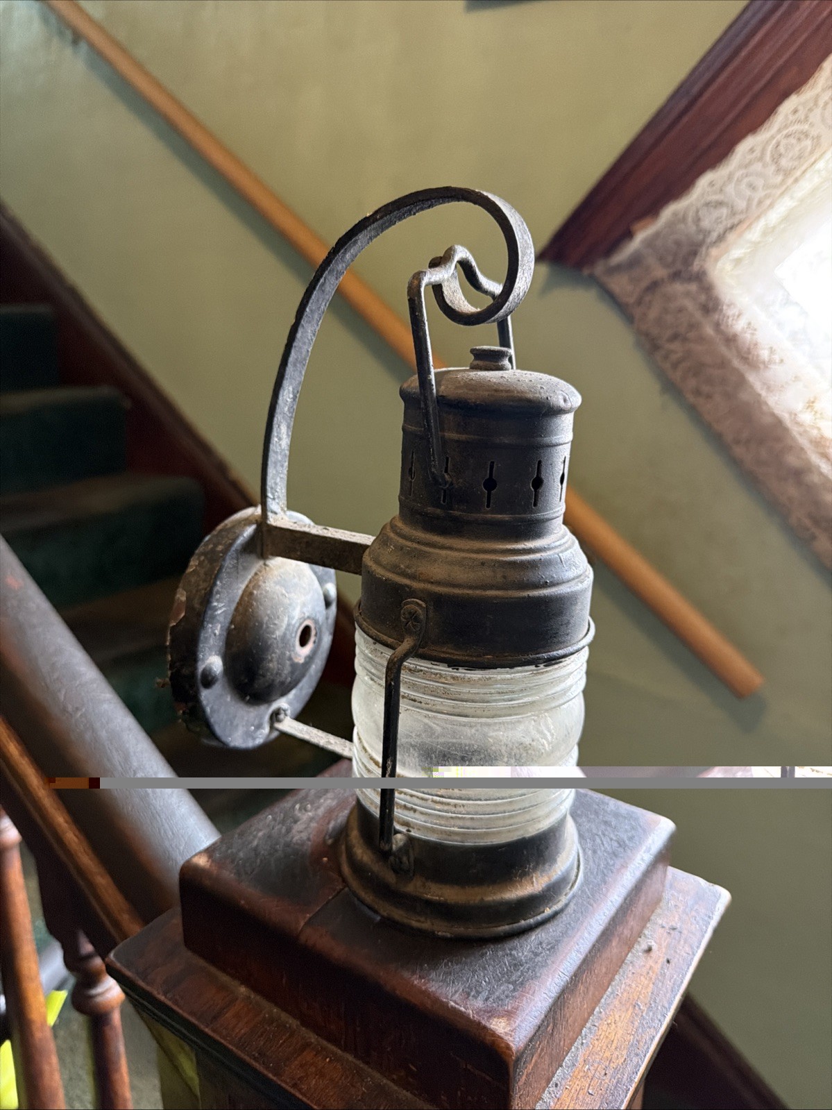 Antique Nautical Porch Light Sconce RARE👀👀