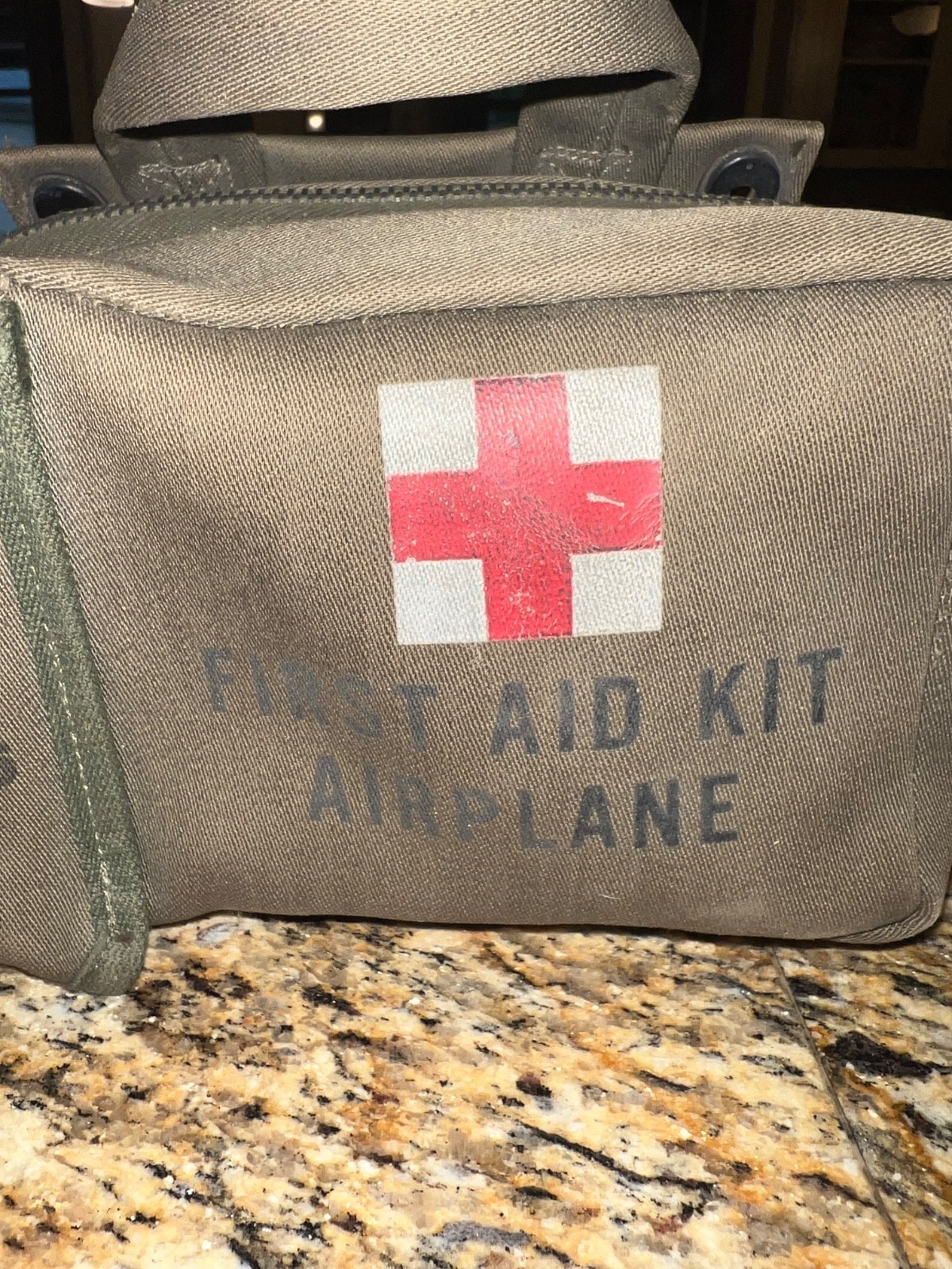 Vintage US Military Airplane First Aid Kit 6545-919-6650 with Contents