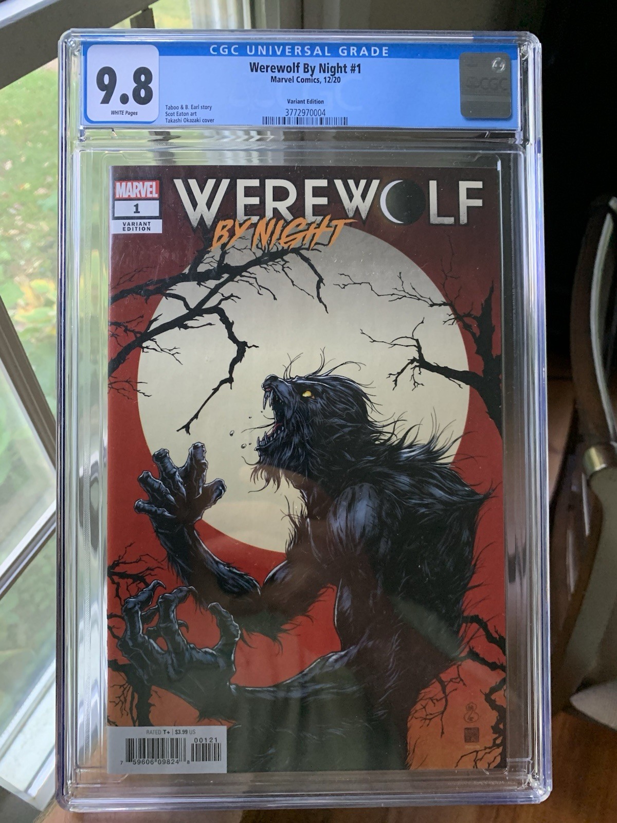 Werewolf by Night #1 CGC 9.8 Takashi Okazaki 1:50 Retailer Ratio Variant Cover
