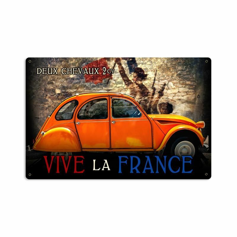 DEUX CHEVAUX 2 CV VIVE LA FRANCE 36\