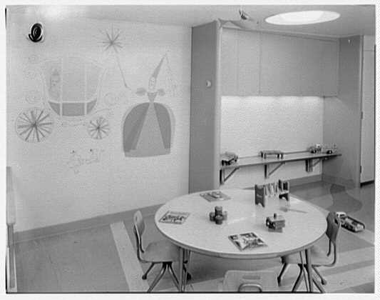 Photo:S.S. Brasil 1960s Children�s Room Ship Interior