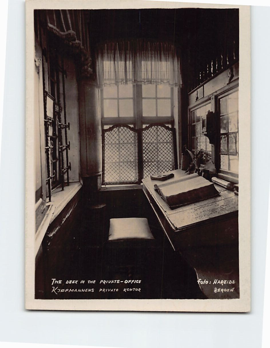 Postcard The Desk In The Private Office
