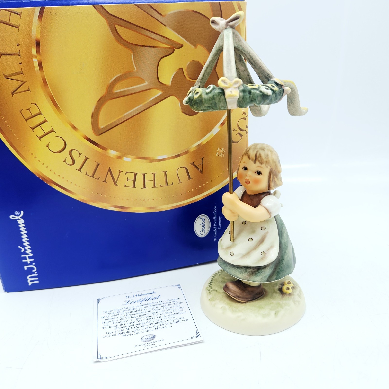 Hummel May Dance Porcelain Figurine HUM 791 #1574 TMK 8 Mint in Original Box 