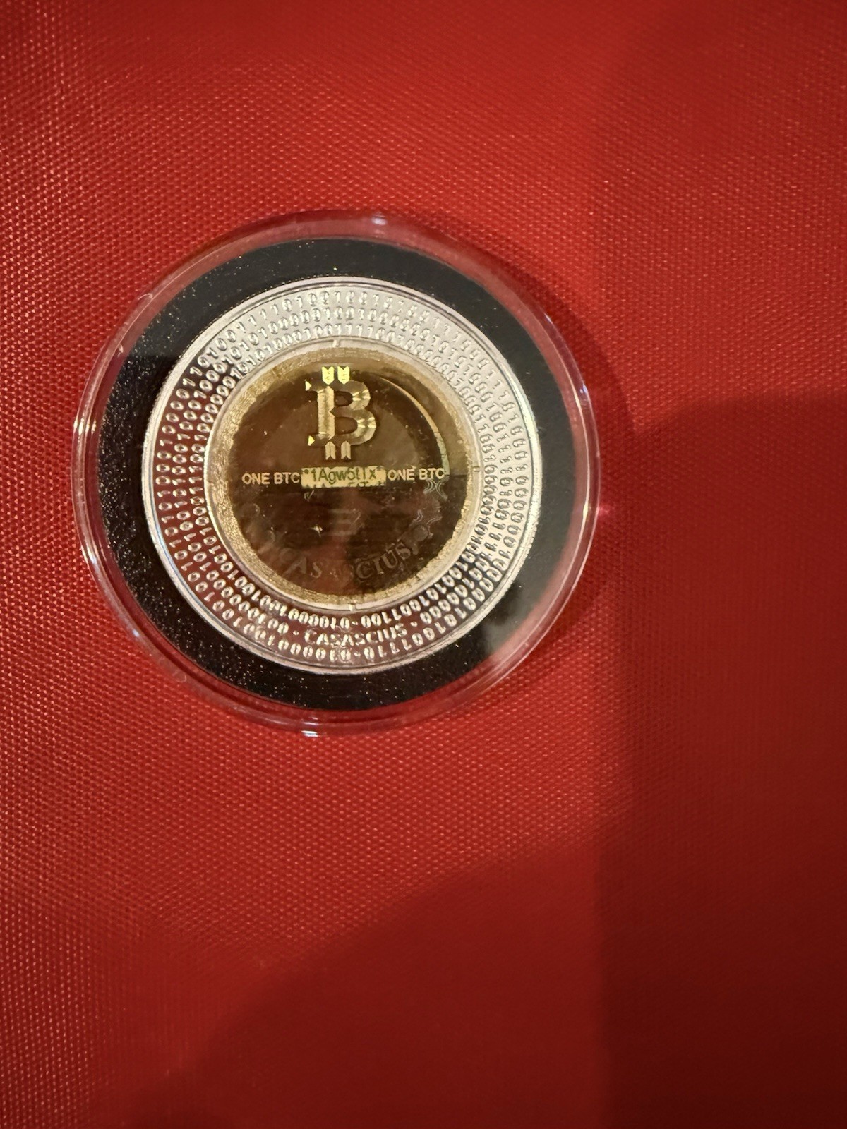 2013 1BTC. Casascius Silver and funded , excellent, 1 out of  1300 ever made.