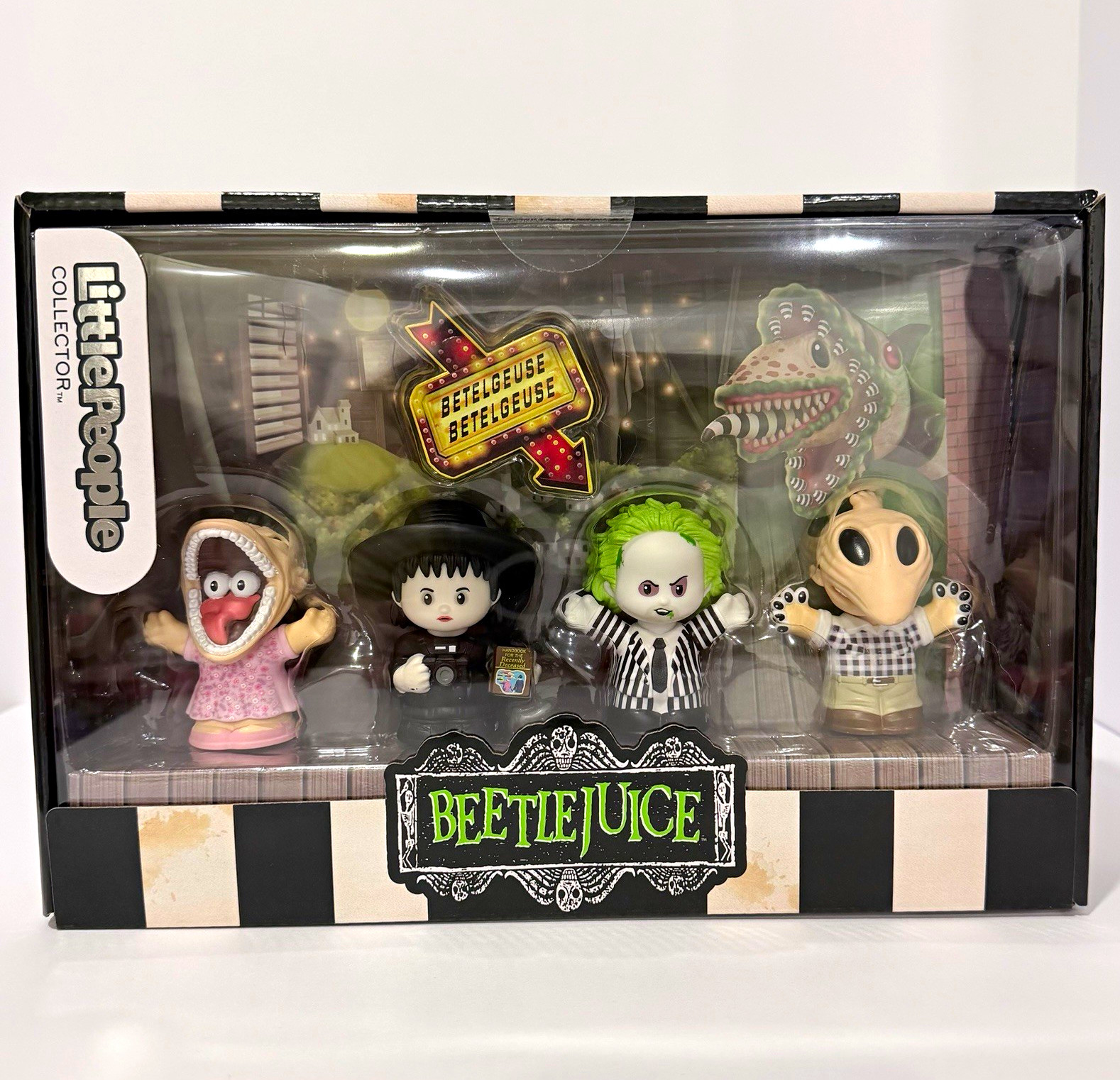 Fisher-Price Little People Collector Beetlejuice 4-Figure Collector Set