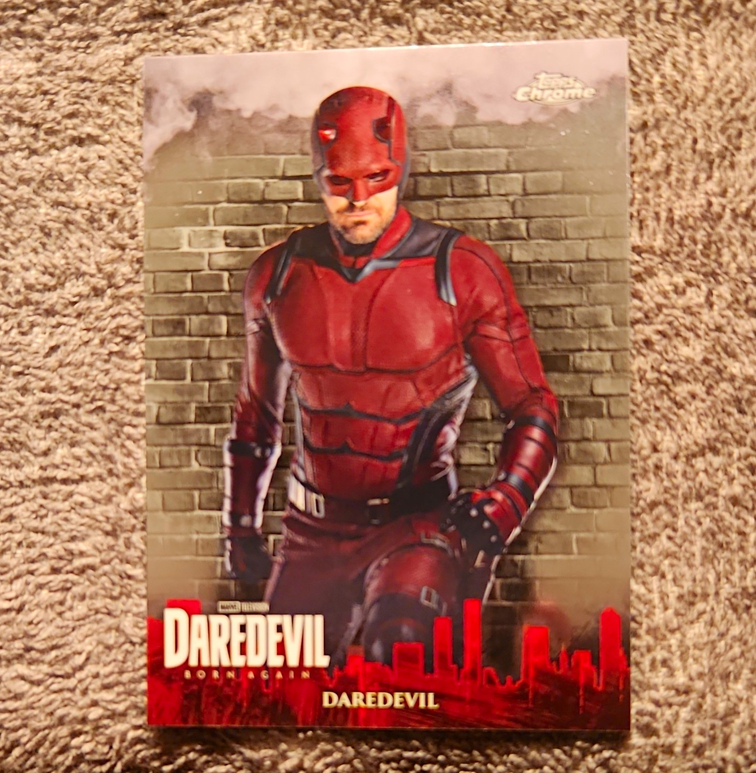 Topps 2022 Topps Chrome Daredevil Marvel Daredevil #DD-1 Charlie Cox Card