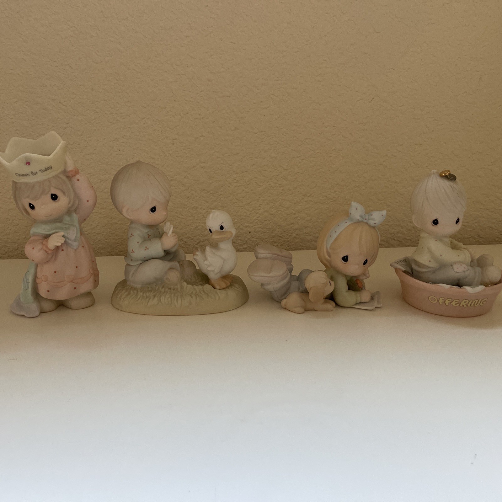 Lot of 4 Precious Moments Figurines #588083, 526150, C0022, 325309