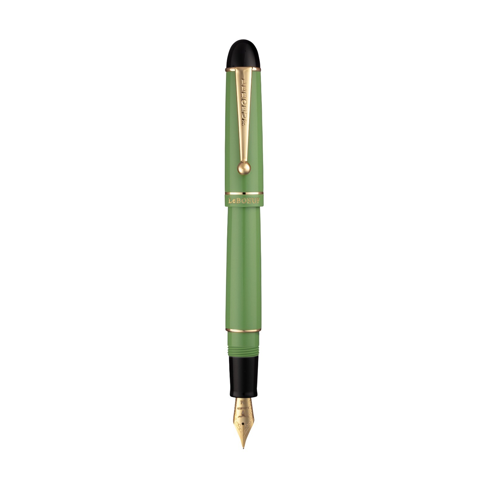 Brand New  LeBOEUF DIAMOND COLLECTION  Emerald Jade Green Fountain Pen F or M