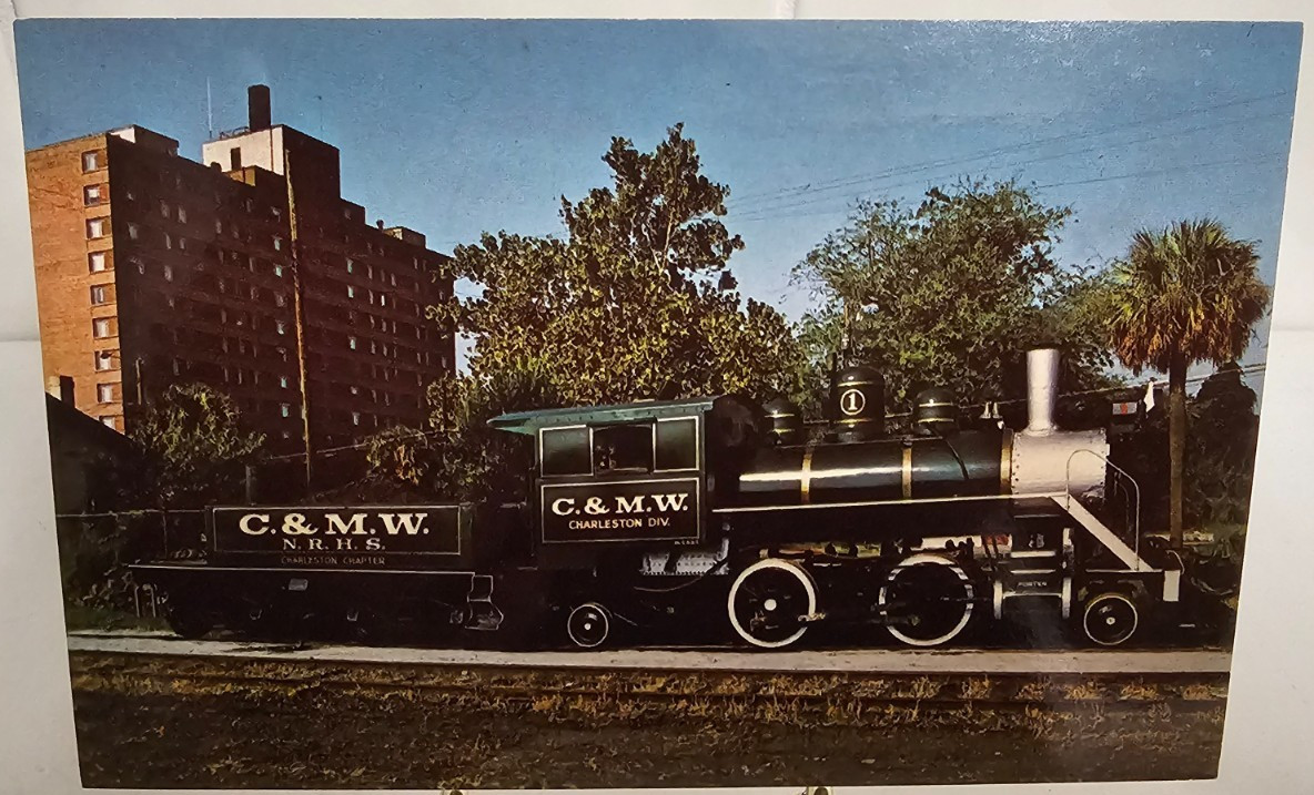 C&MW Columbia Class Steam Engine Locomotive Postcard Train NRHS
