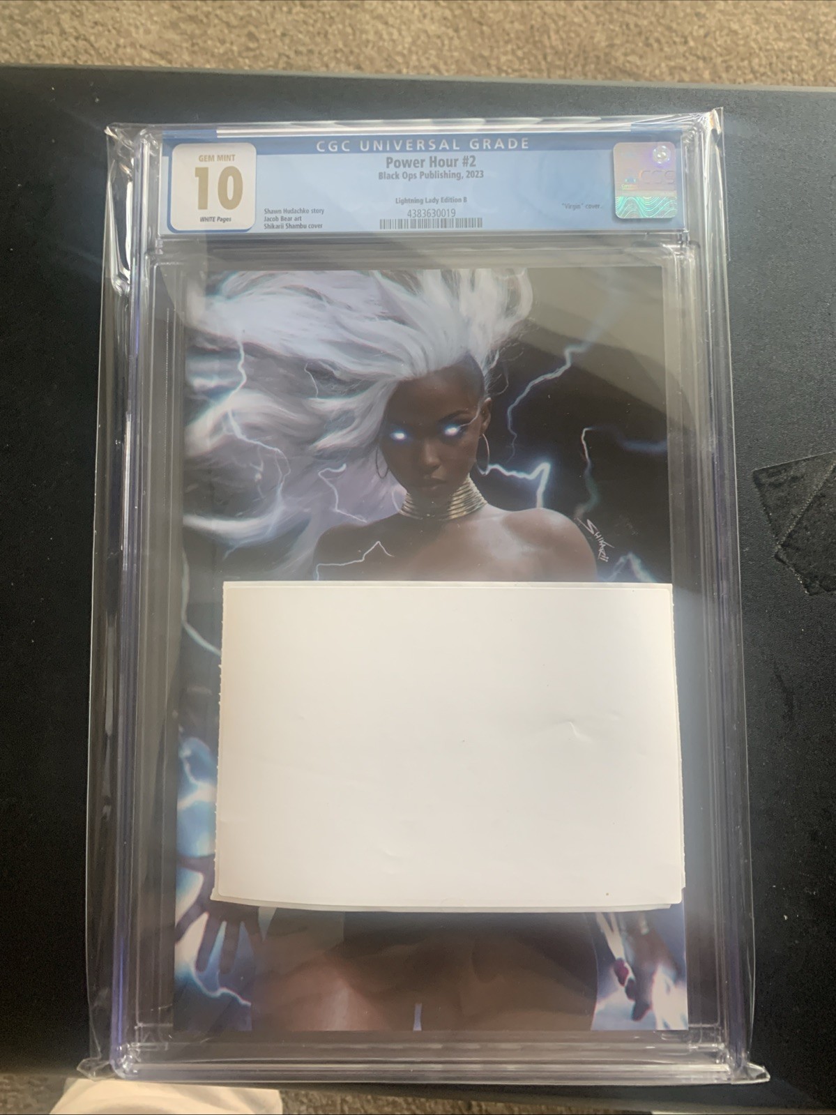 Graded GEM MINT 10-POWER HOUR PREVIEW EDITION #2B Storm…NAUGHTY EDITION