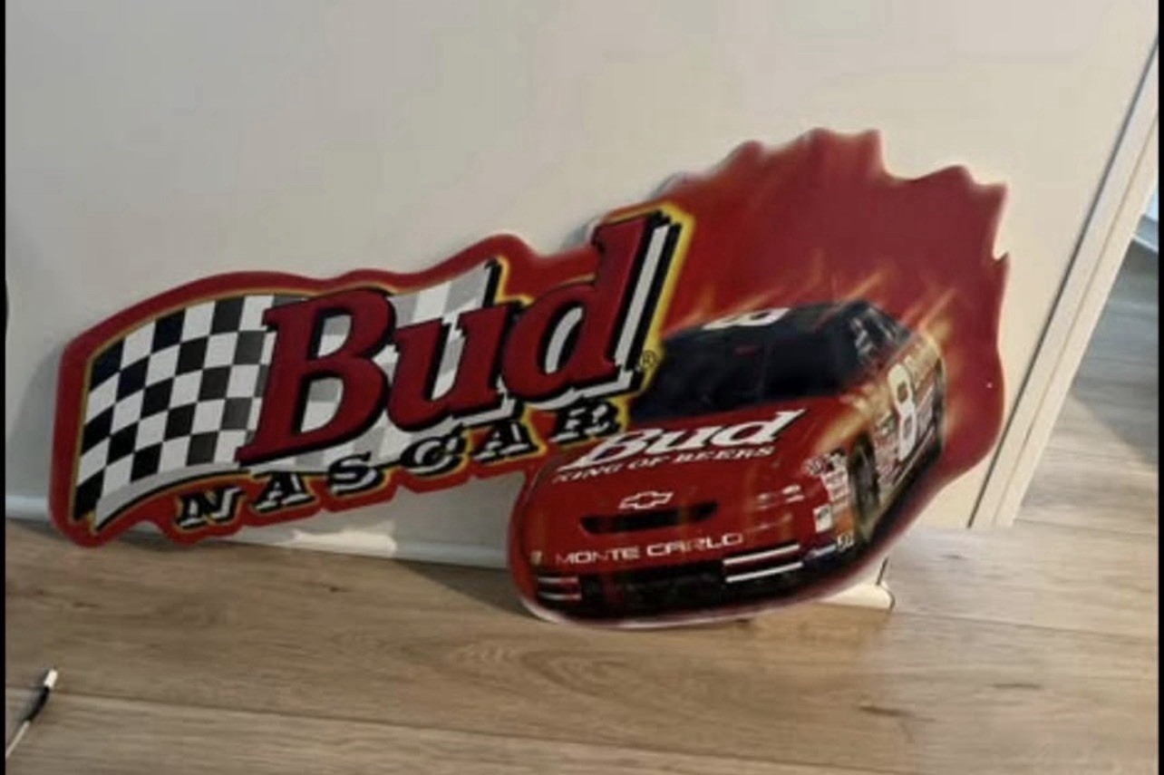 Budweiser NASCAR Sign