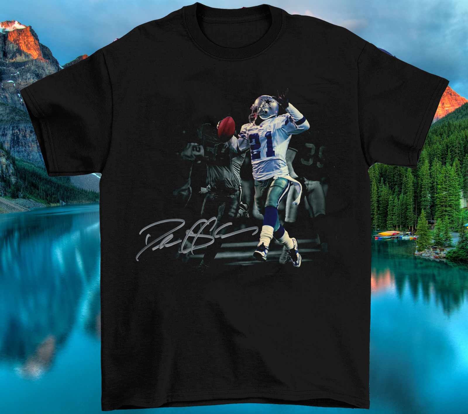 NEW Deion Sanders Signature Cotton Full Size Unisex Classic Shirt NP190
