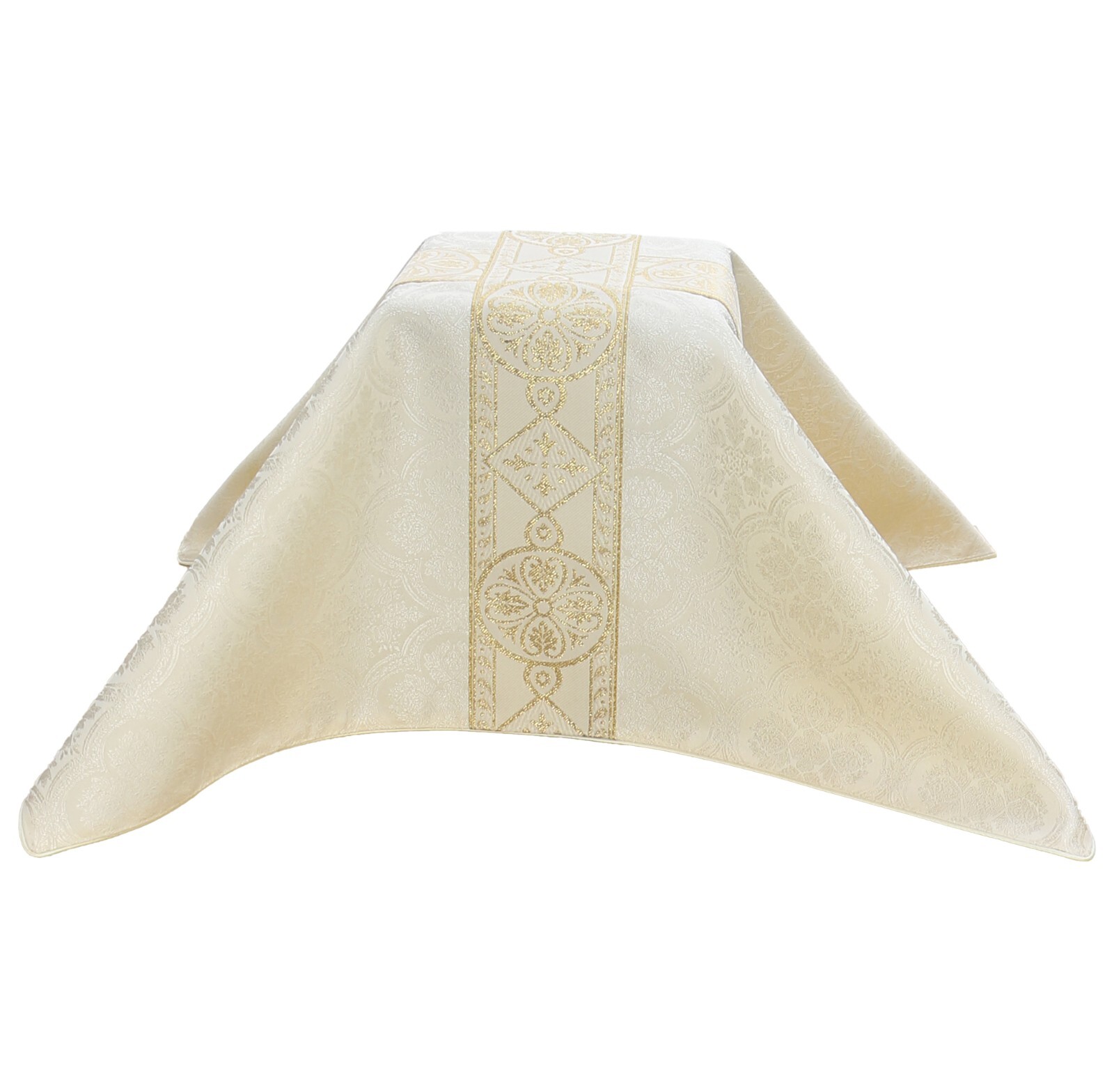 Cream Funeral Urn Pall Vestment Velo para urna funeraria Crema FUP113K25