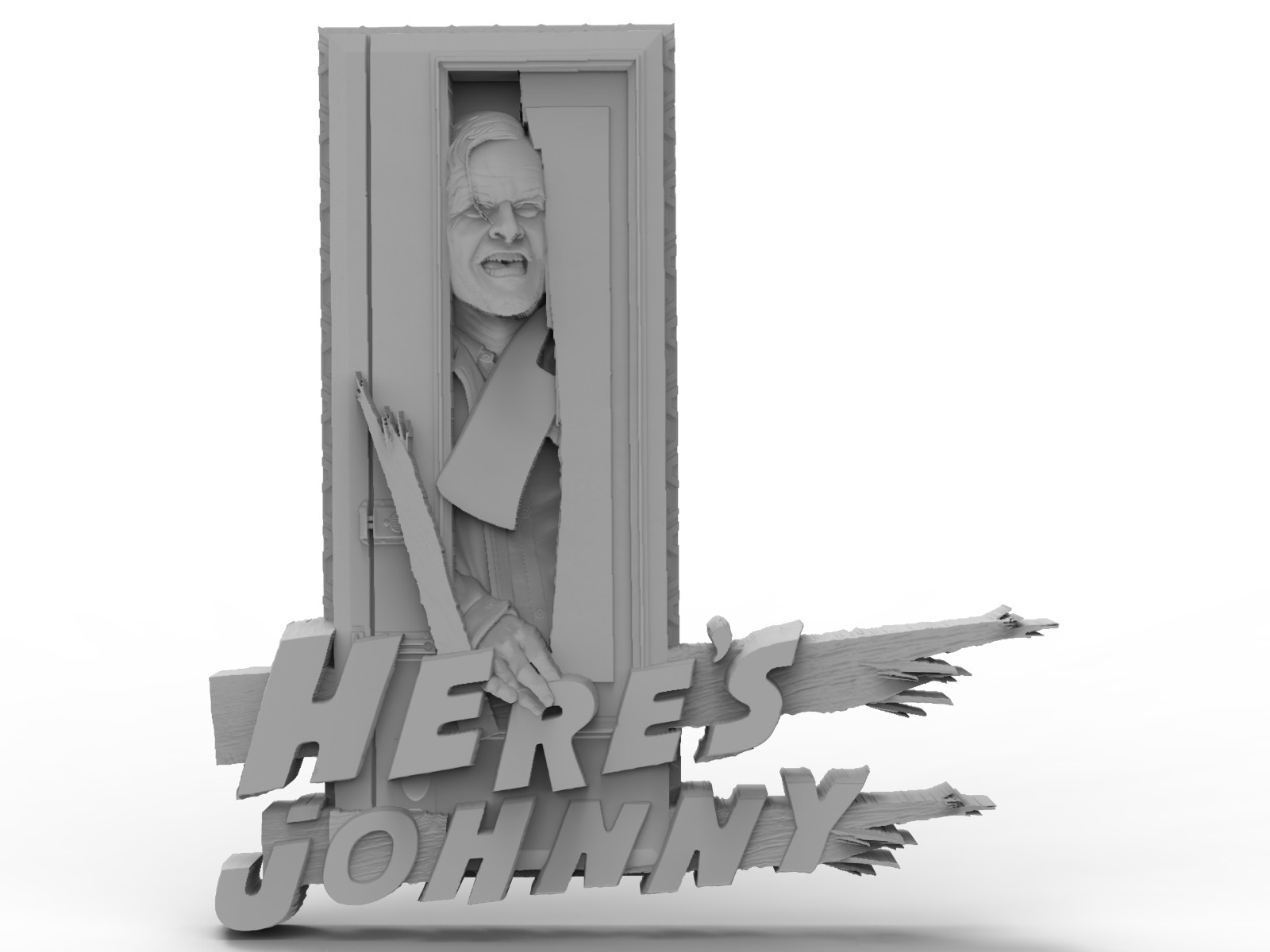 Here's Johnny   Resin Sculpture Statue Model Kit Unpainted/Unassembled