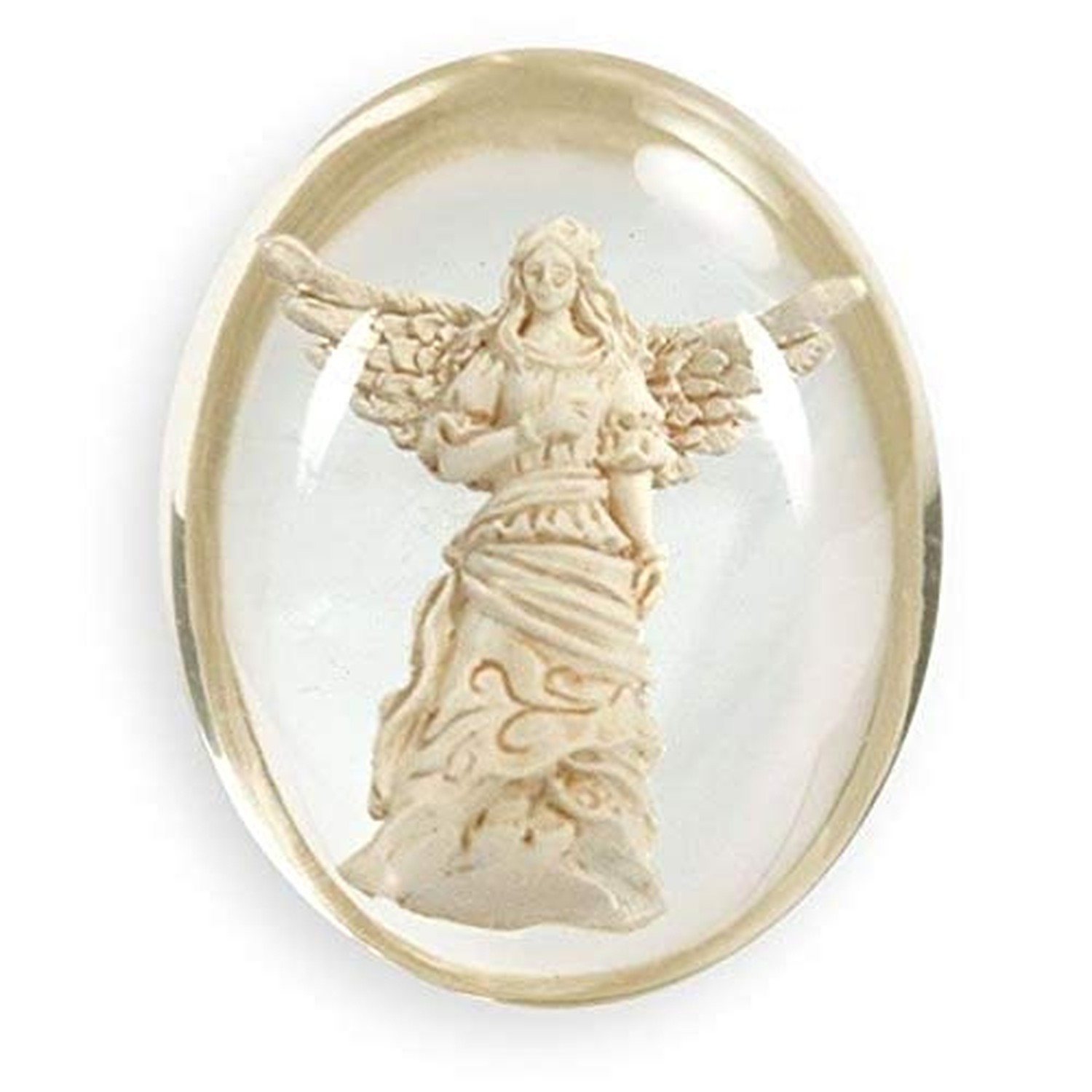Angelstar 8708 Guardian Angel Worry Stone, 1-1/2-Inch