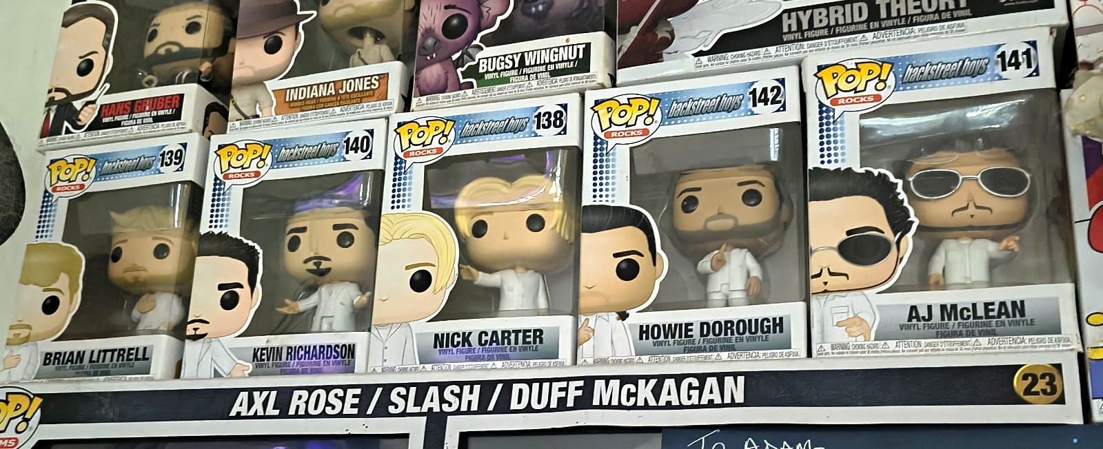 Funko Pop Rocks Backstreet Boys 5 Figure Lot Boxed Vinyl #138-142