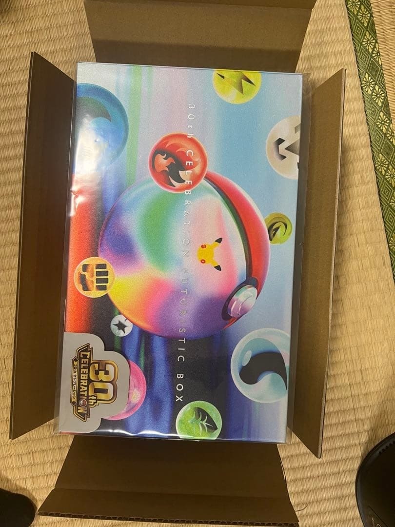 Pokemon 30th Celebration Futuristic Box Cardless Used