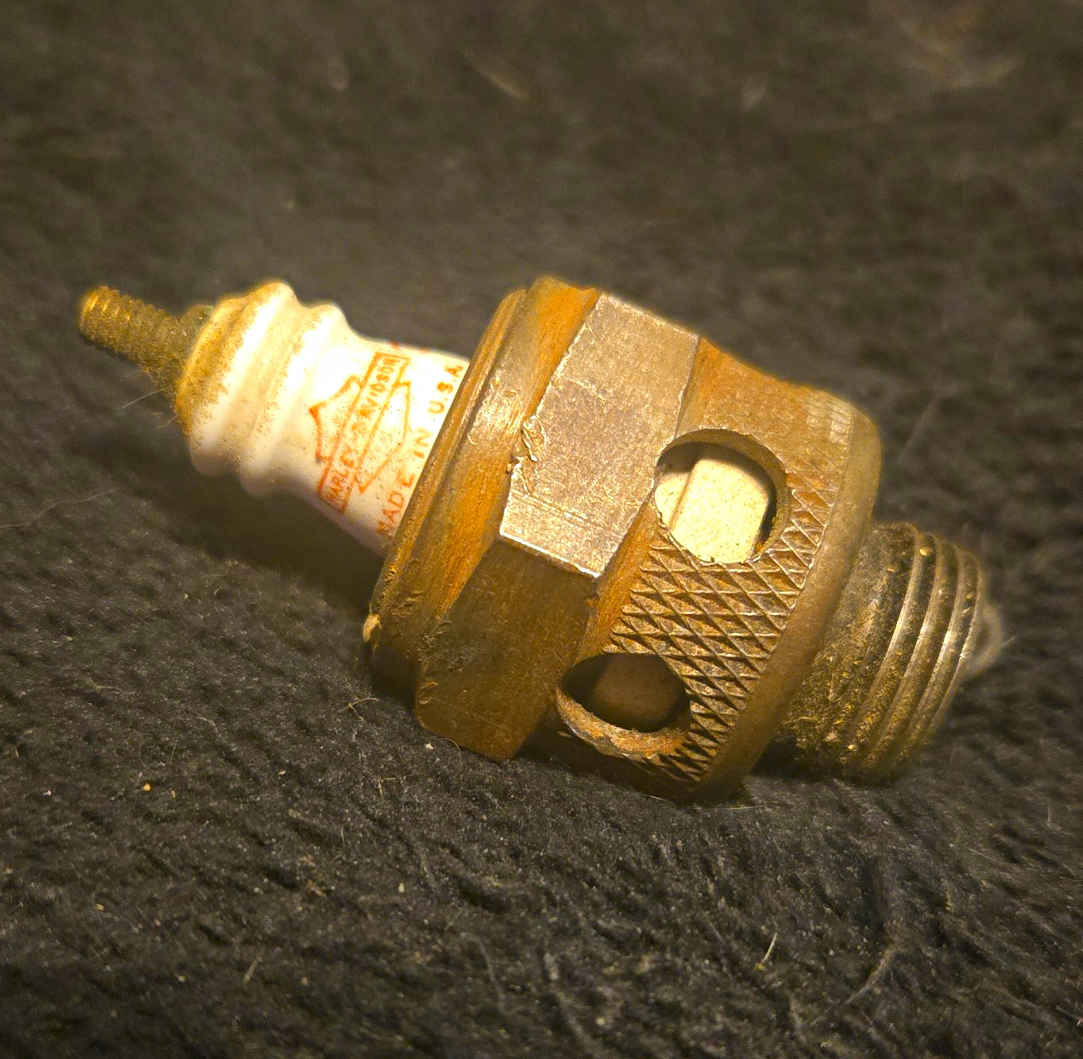 1 Vintage Harley-Davidson Knucklehead Flathead Champion #3 Spark Plug