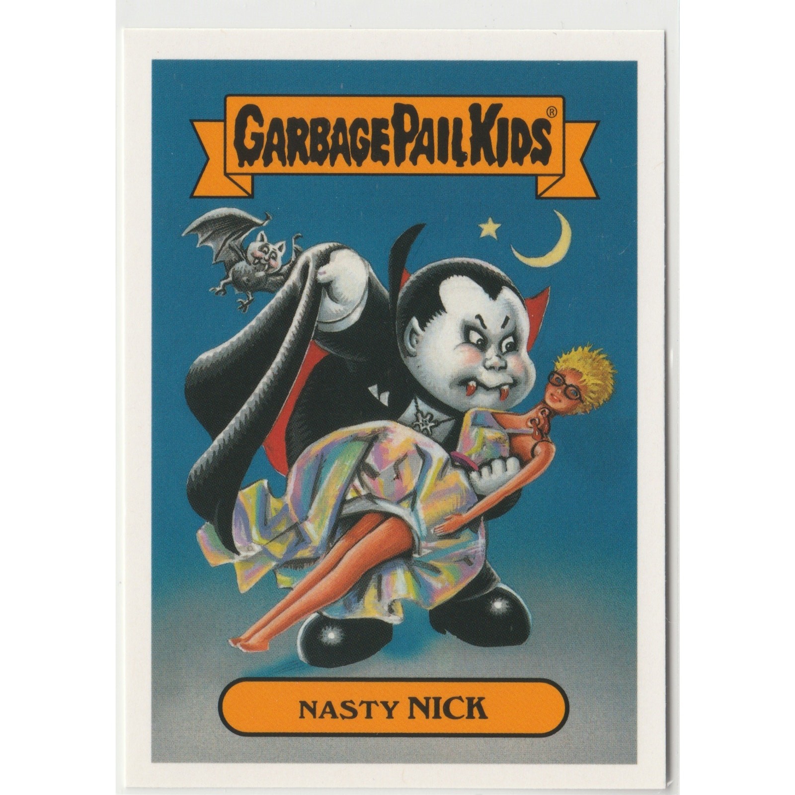 Nasty Nick #1a Garbage Pail Kids GPK Classic Monsters 2018 Oh The Horror-ible SP