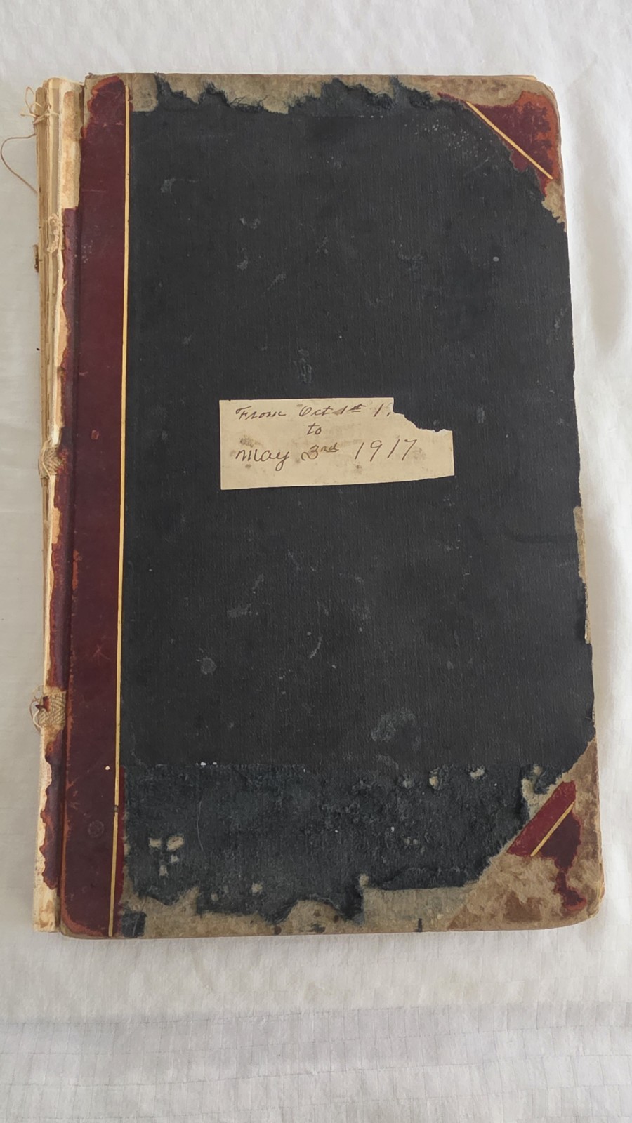 🔥 1916-17 New Orleans Fire Dept Horse-Drawn Firehouse Ledger 🚒🐎📜