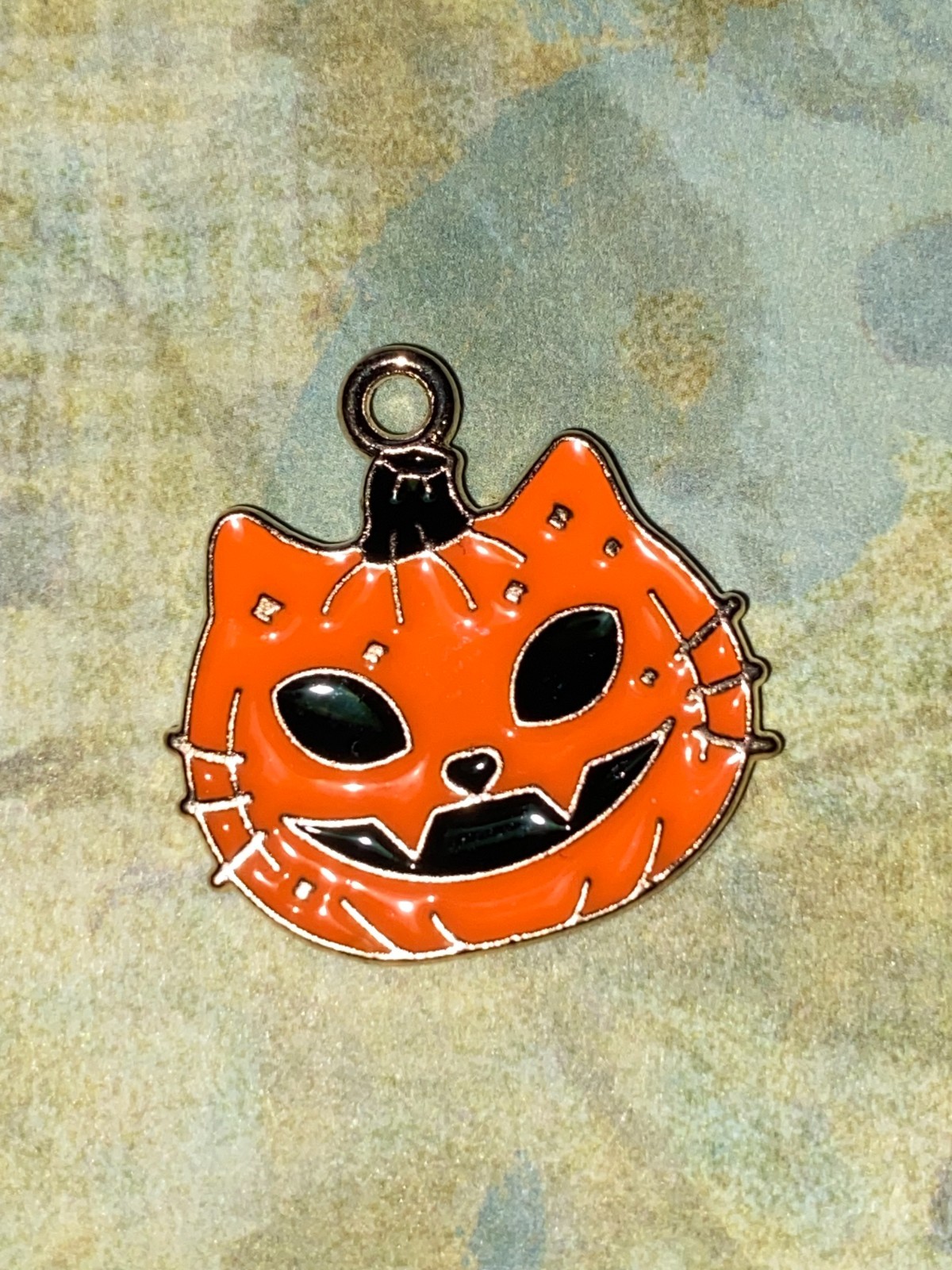CAT NEW Small Charm JACK O LANTERN Craft & Collect