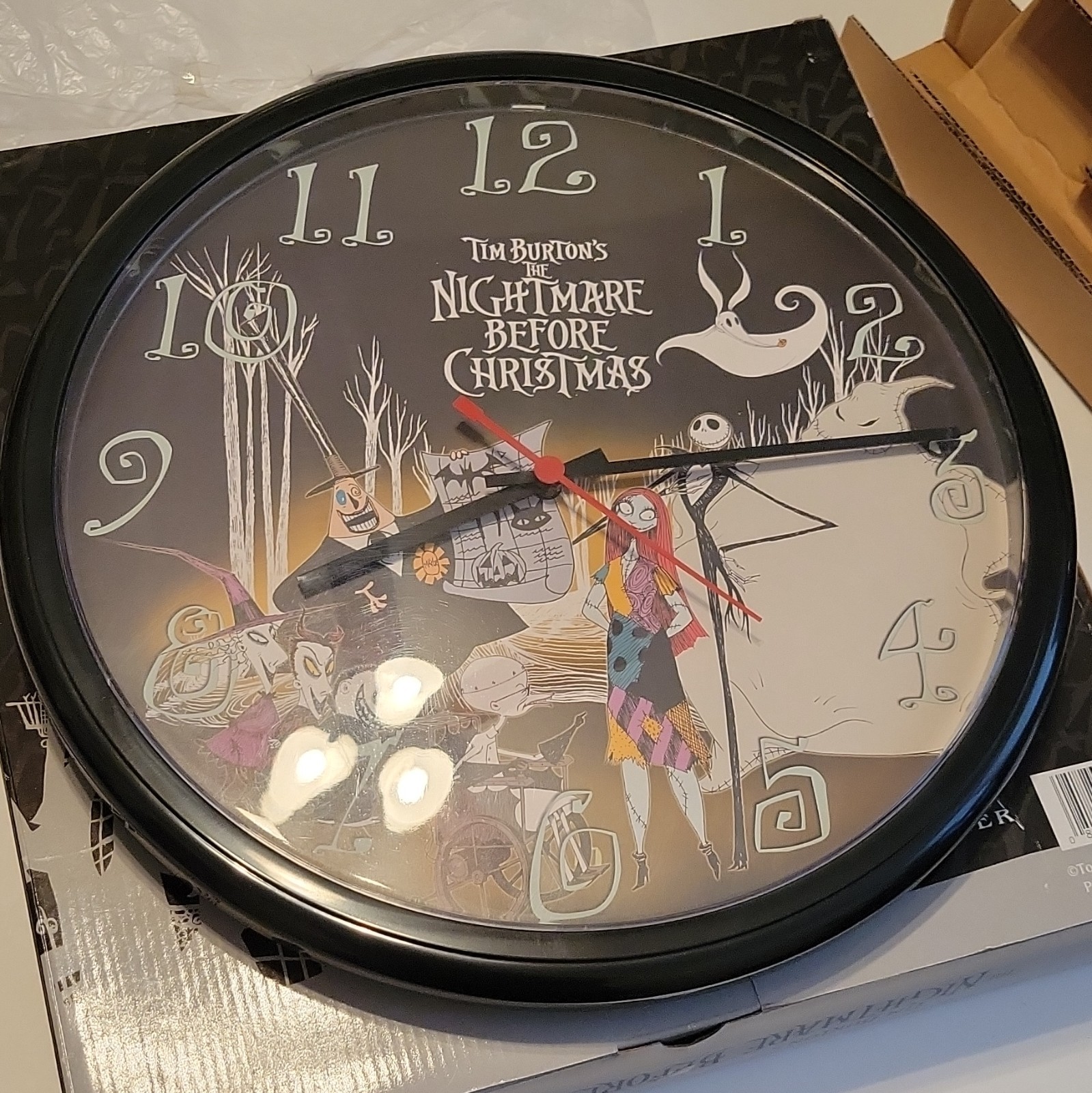 1993 vintage Kreisler Disney The Nightmare Before Christmas Theme Wall Clock
