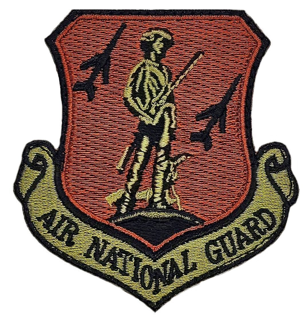 Air National Guard Shield Patch [3.0 inch -Hook Fastener Backing -PA7]