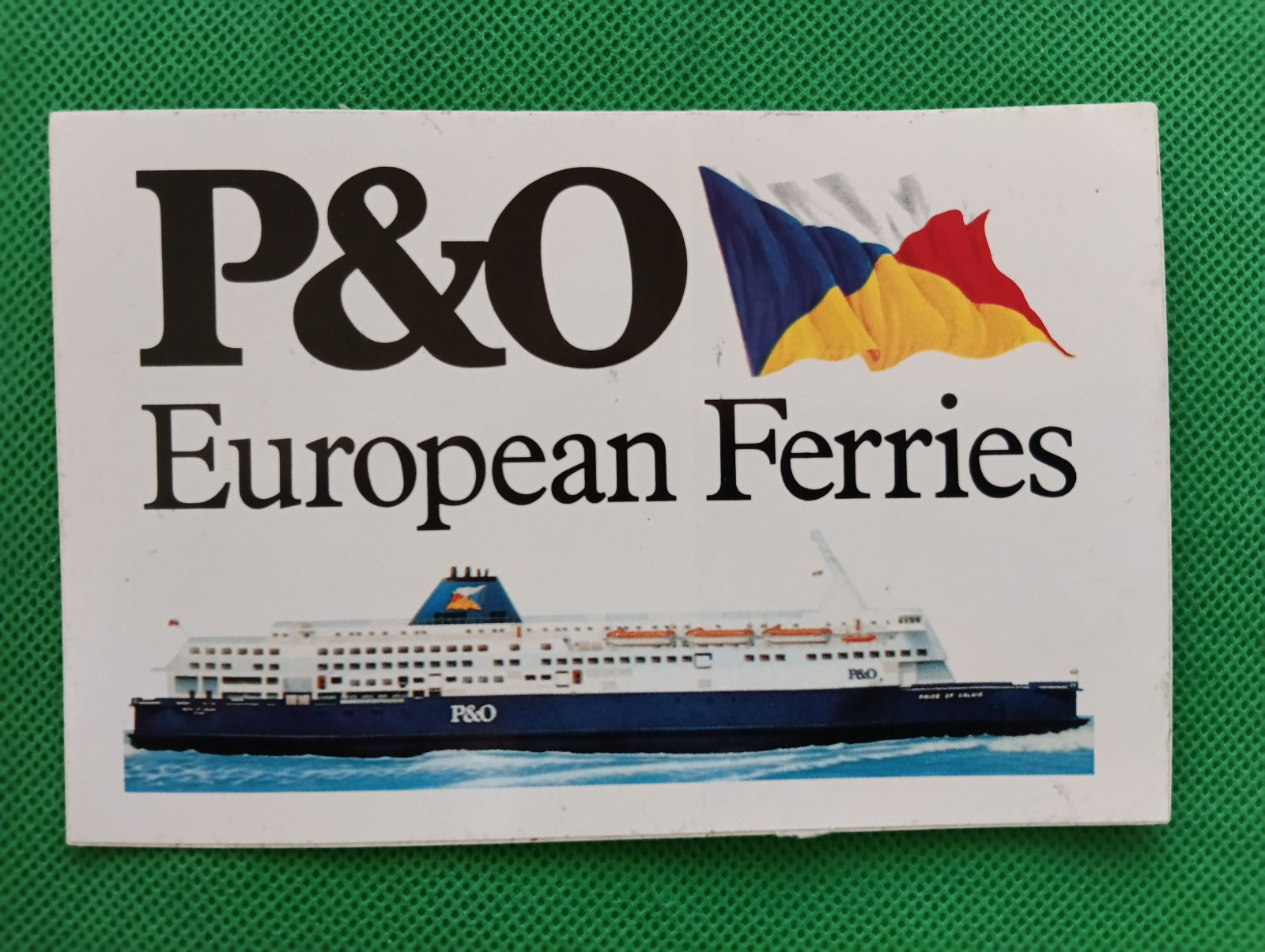Vintage Stickers, Ferry, P&O Ferries UK