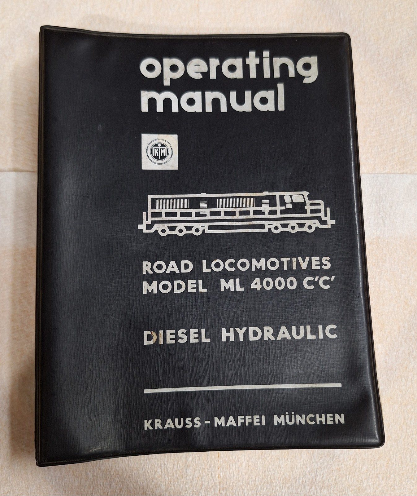 VTG Krauss Maffei Munchen ML 4000 C'C' Locomotive Operating Manual SP Rio Grande