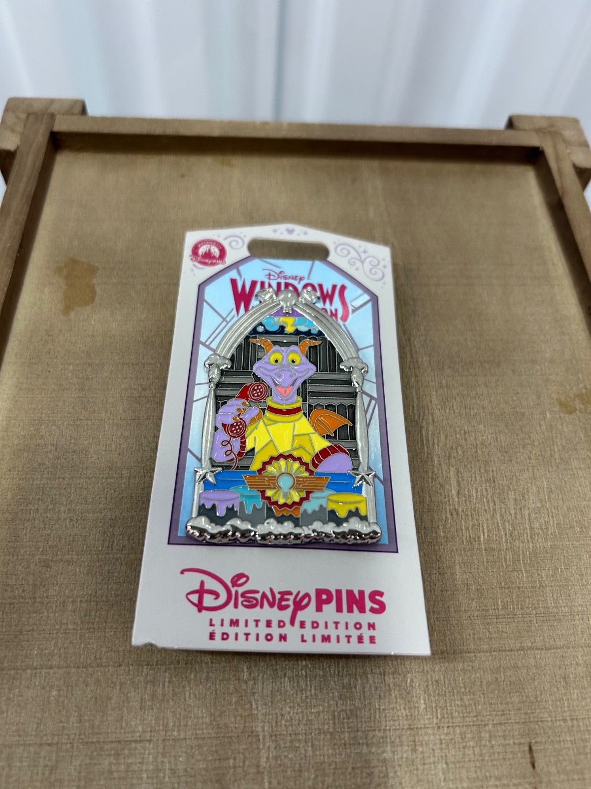 Disney Parks  Figment  Windows of Attraction Limited Edition Pin NEW